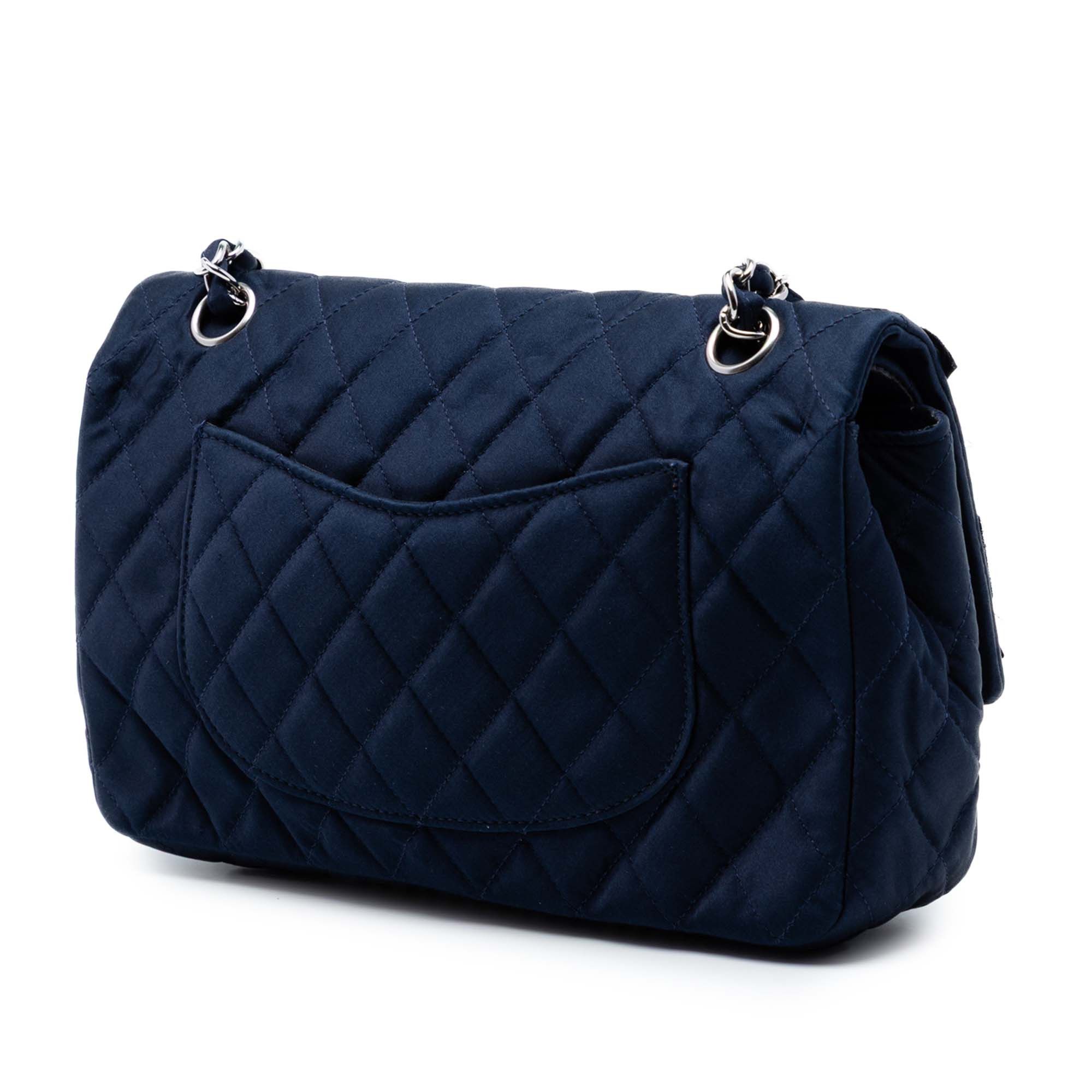 Chanel Medium Classic Satin Paillette Embellished Double Flap Size ONE SIZE - 2 Thumbnail