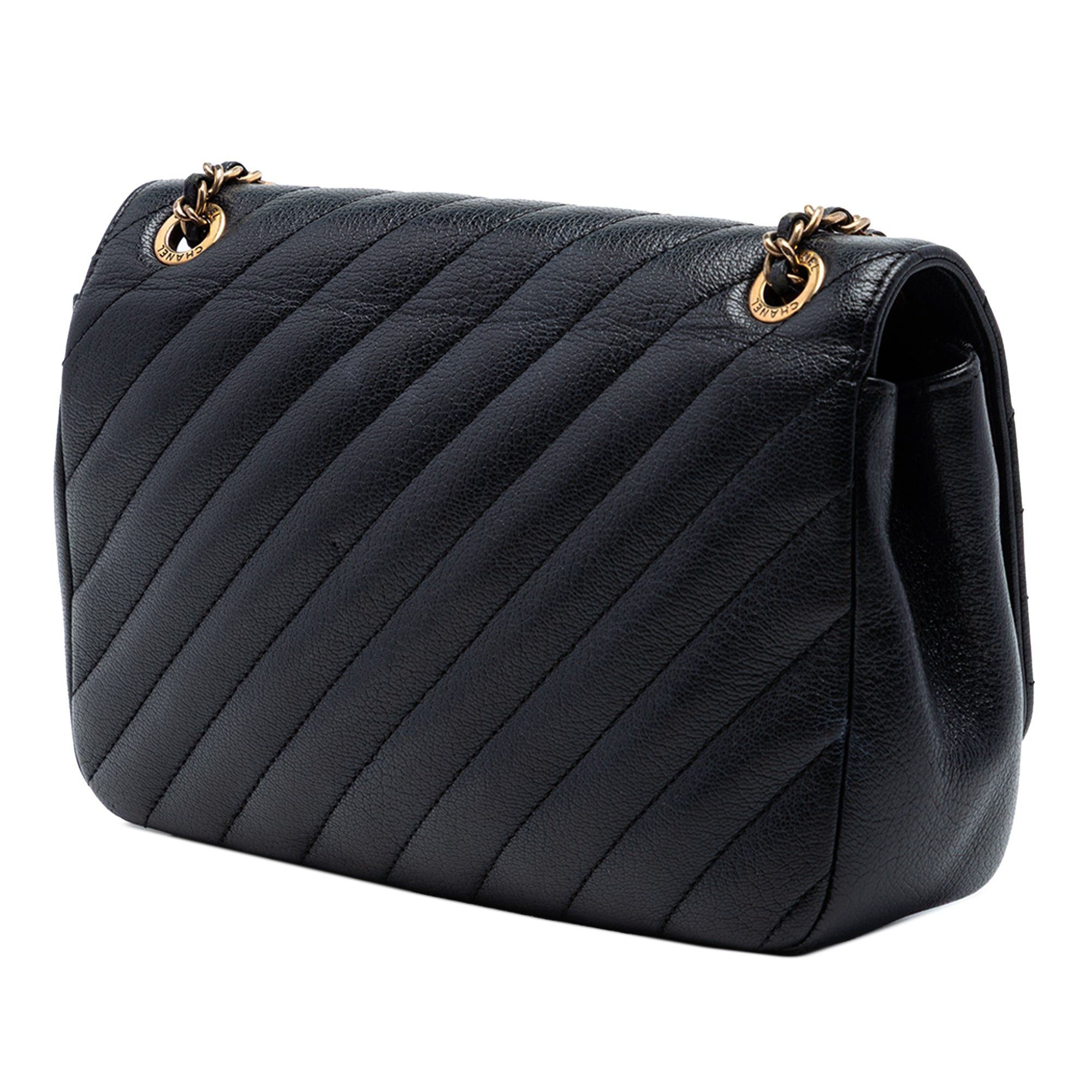 Chanel Small CC Diagonal Quilted Goatskin Flap Size ONE SIZE - 2 Thumbnail