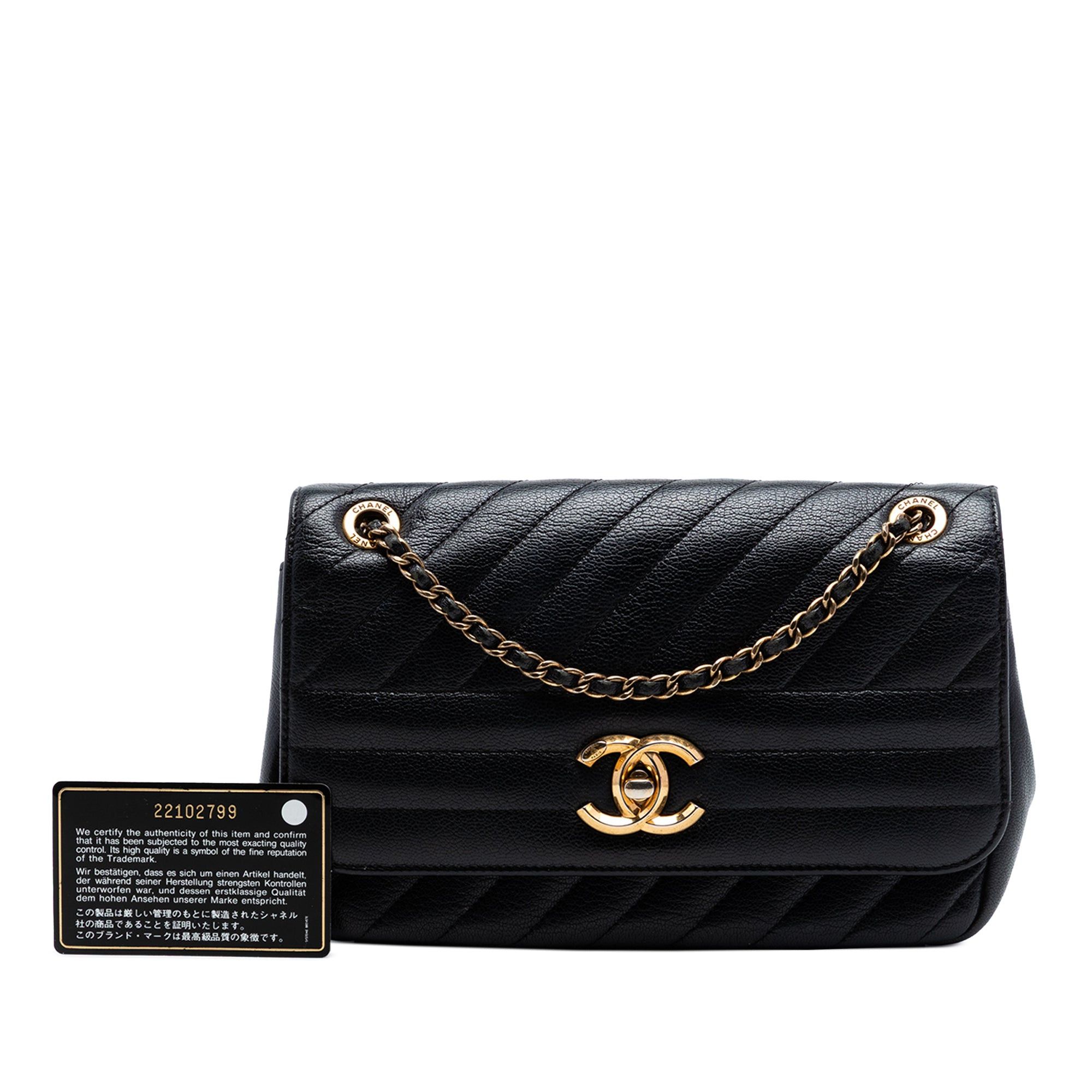 Chanel Small CC Diagonal Quilted Goatskin Flap Size ONE SIZE - 7 Thumbnail