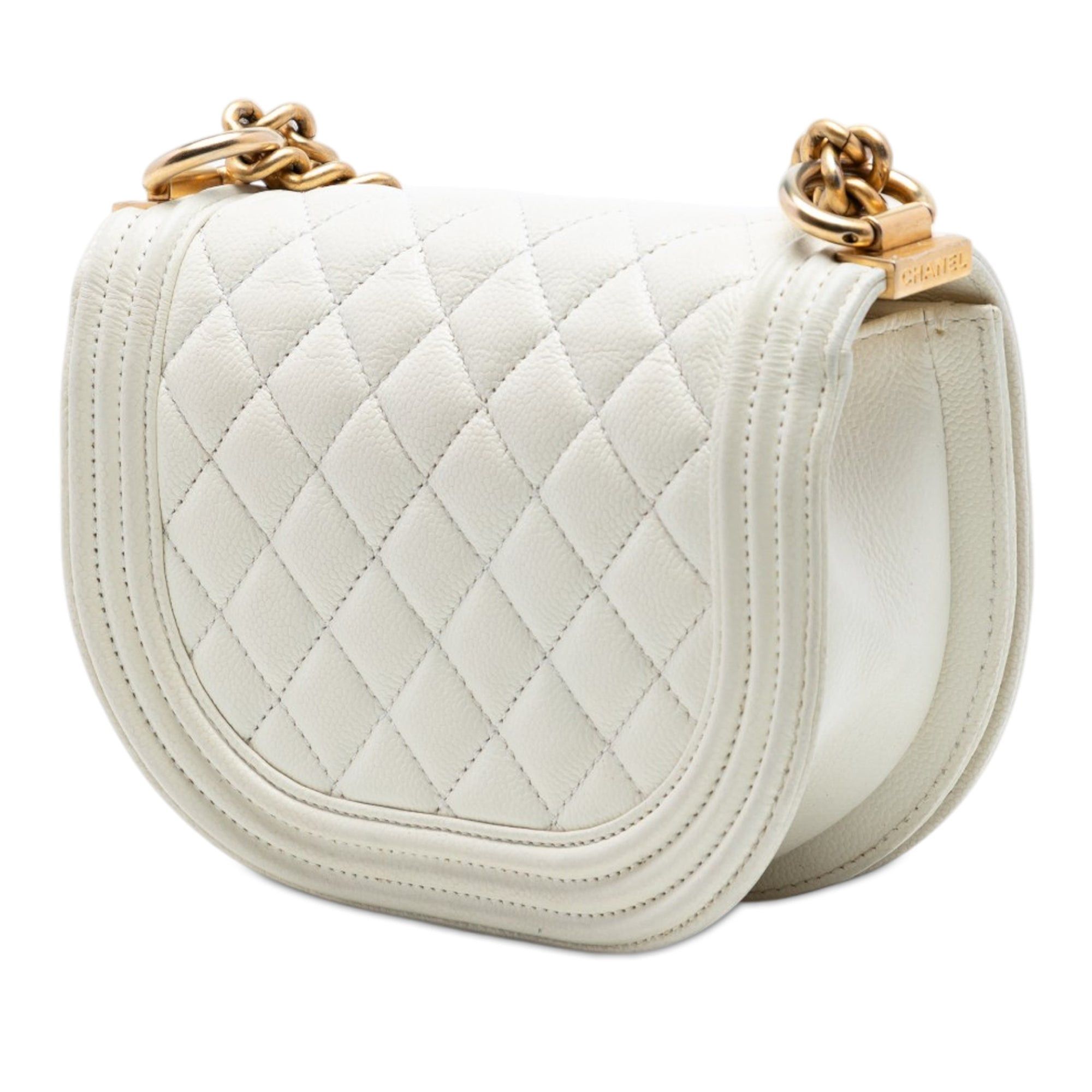 Chanel Mini Quilted Caviar Boy Messenger Bag Size ONE SIZE - 2 Thumbnail