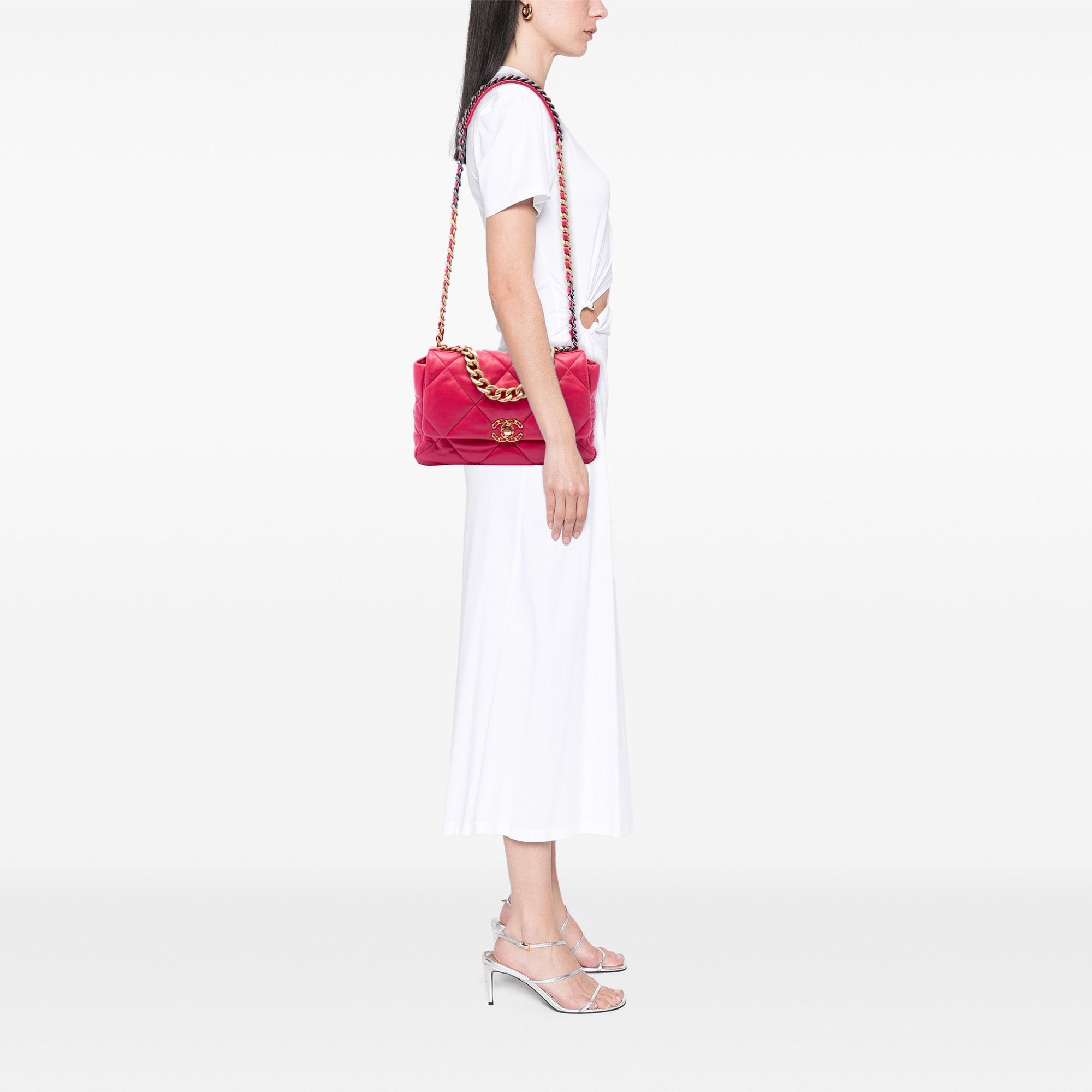 Chanel Large Lambskin 19 Flap Size ONE SIZE - 6 Thumbnail