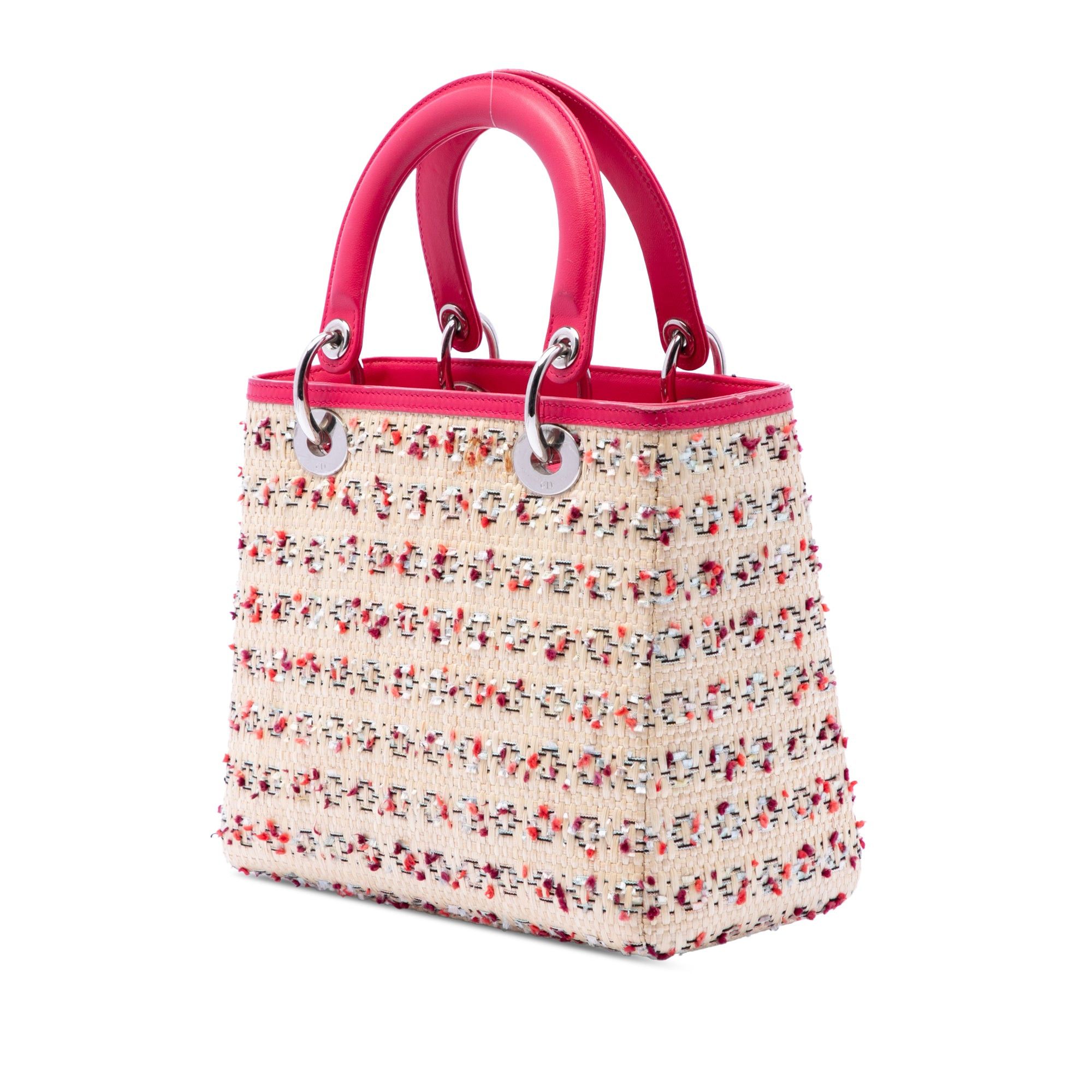 Dior Medium Woven Raffia Lady Dior Size ONE SIZE - 2 Thumbnail