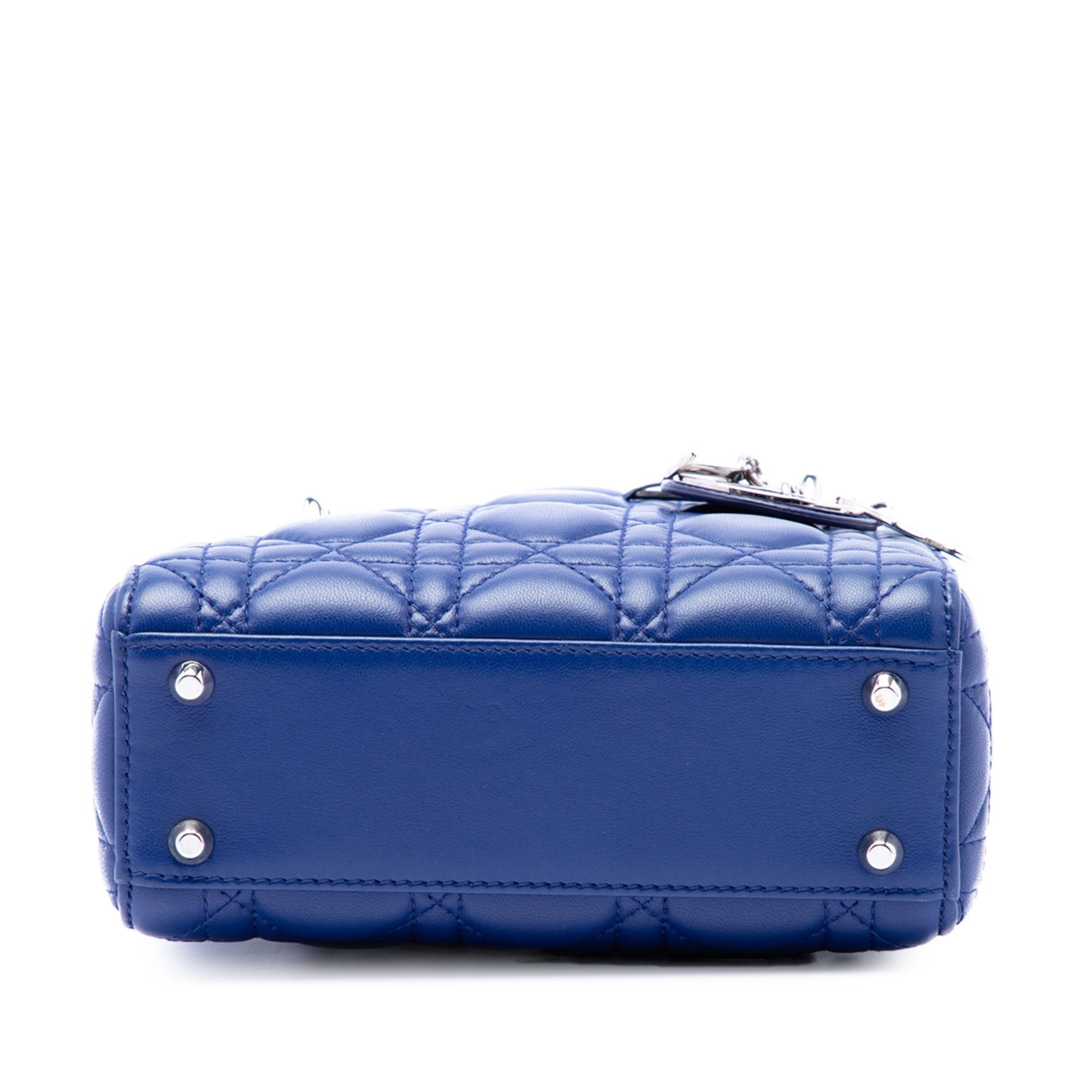 Dior Mini Lambskin Cannage Lady Dior Size ONE SIZE - 3 Thumbnail