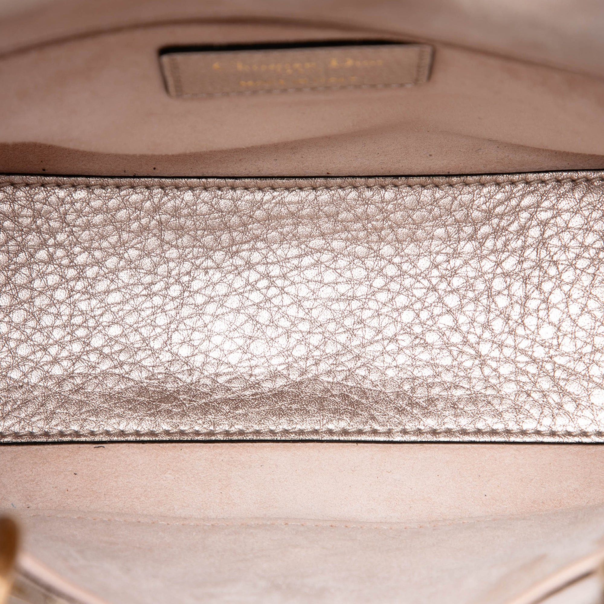 Dior Small Metallic Grained Calfskin Cannage Supple Lady Dior Size ONE SIZE - 4 Thumbnail