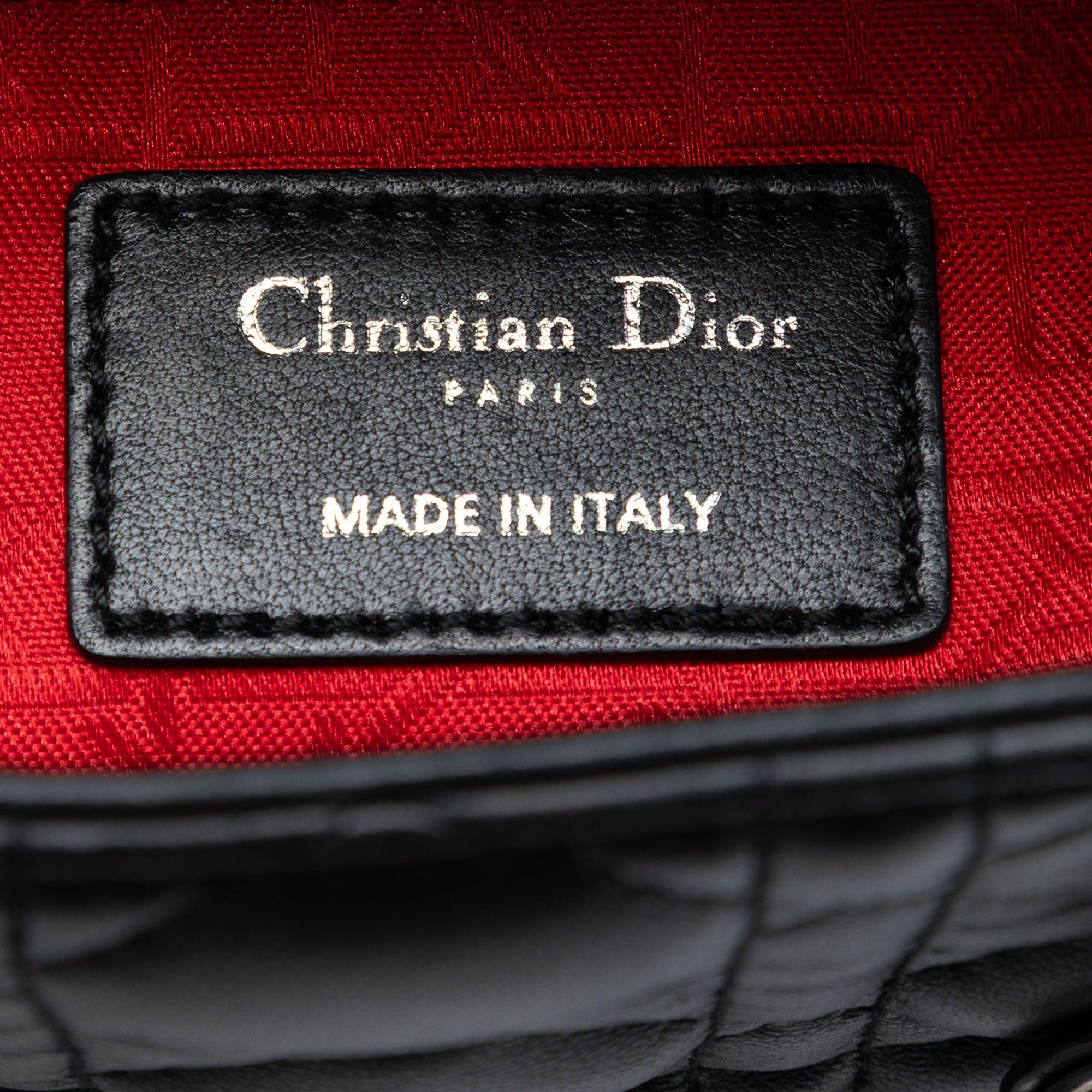 Dior Mini Lambskin Cannage Lady Dior Size ONE SIZE - 5 Thumbnail