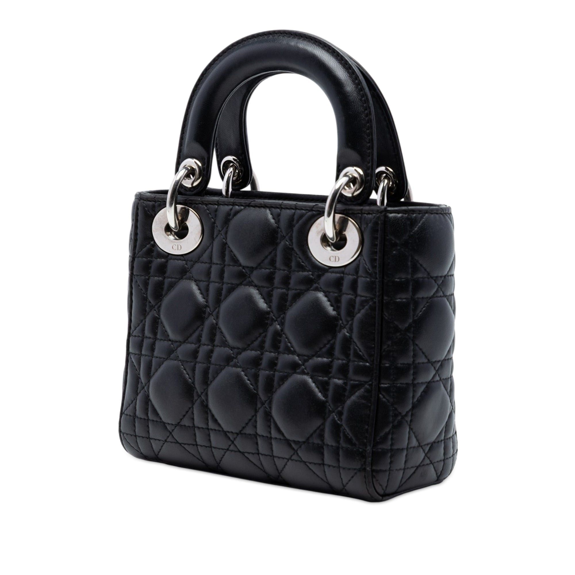 Dior Mini Lambskin Cannage Lady Dior Size ONE SIZE - 2 Thumbnail
