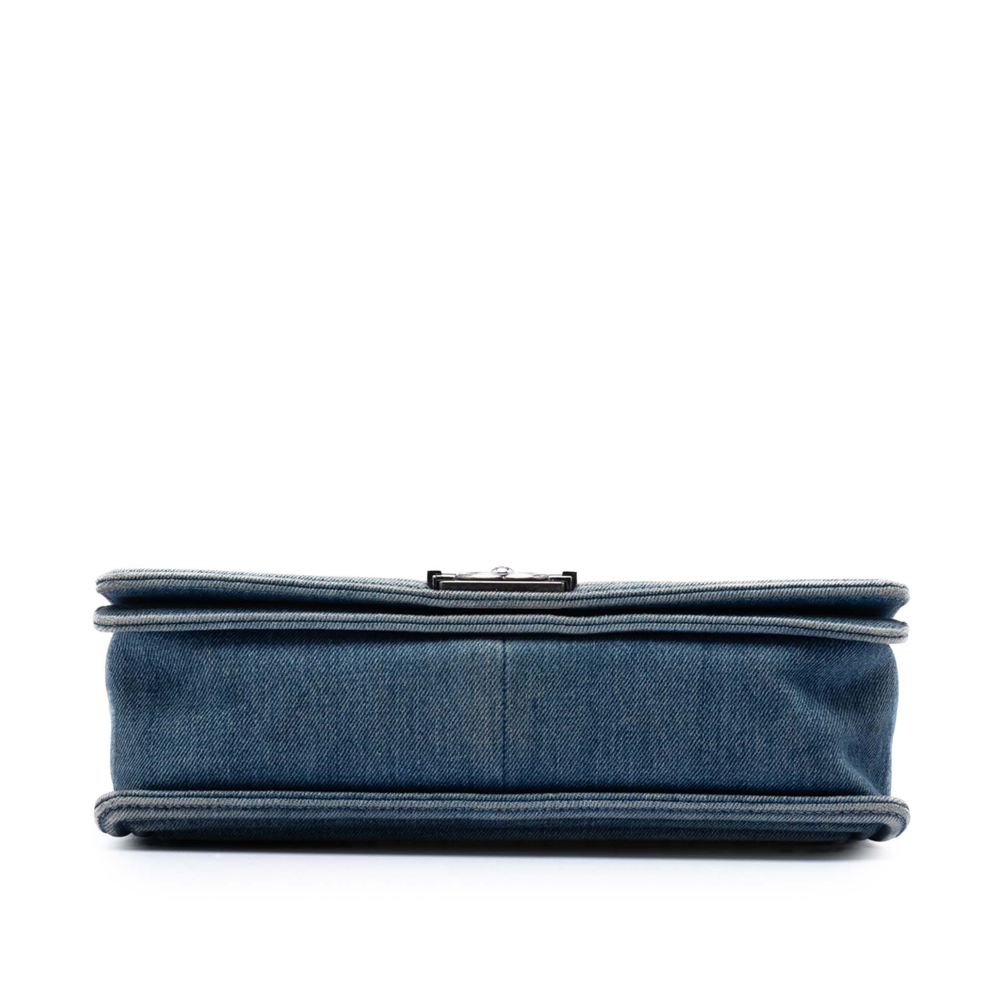 Chanel Large Quilted Denim Boy Flap Size ONE SIZE - 3 Thumbnail