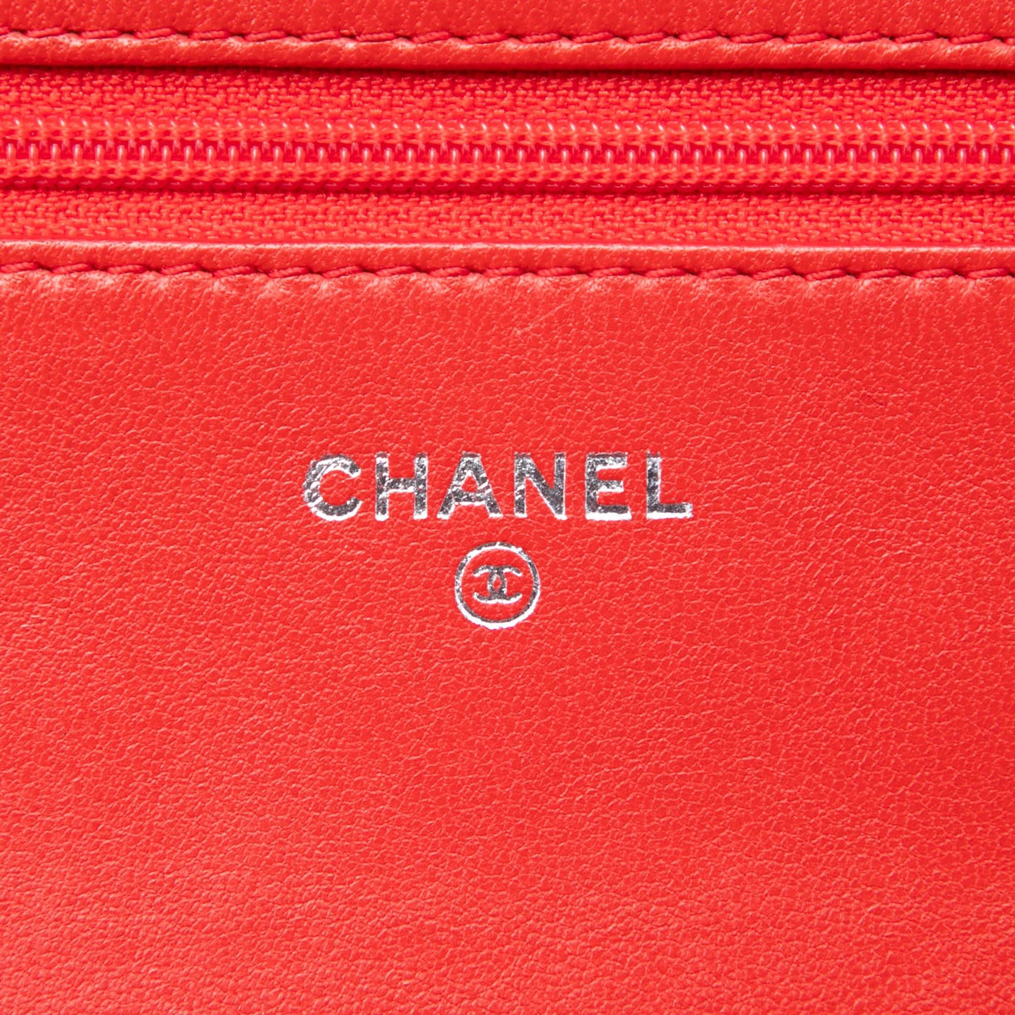 Chanel Stitched CC Quilted Lambskin Wallet on Chain Size ONE SIZE - 5 Thumbnail