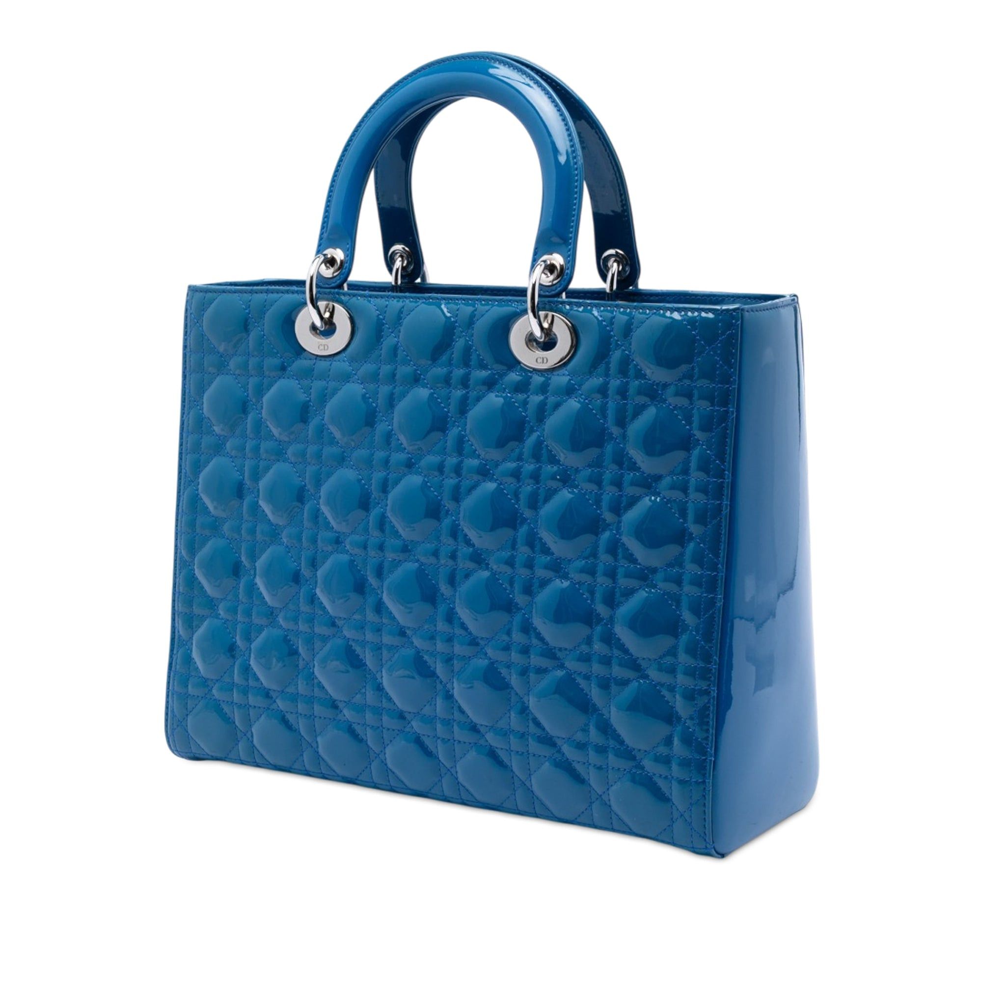 Dior Large Patent Cannage Lady Dior Size ONE SIZE - 2 Thumbnail