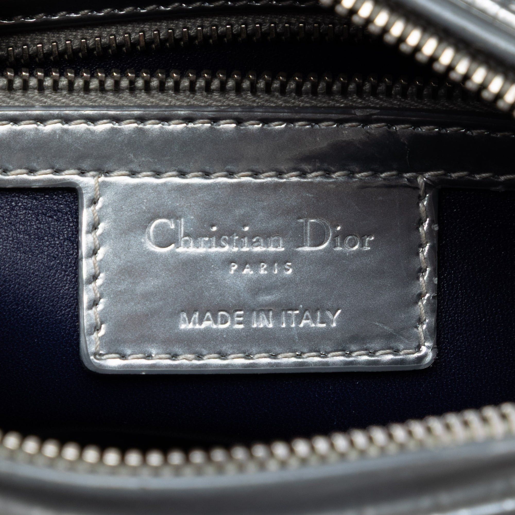 Dior Medium Ombre Metallic Patent Microcannage Lady Dior Size ONE SIZE - 5 Thumbnail