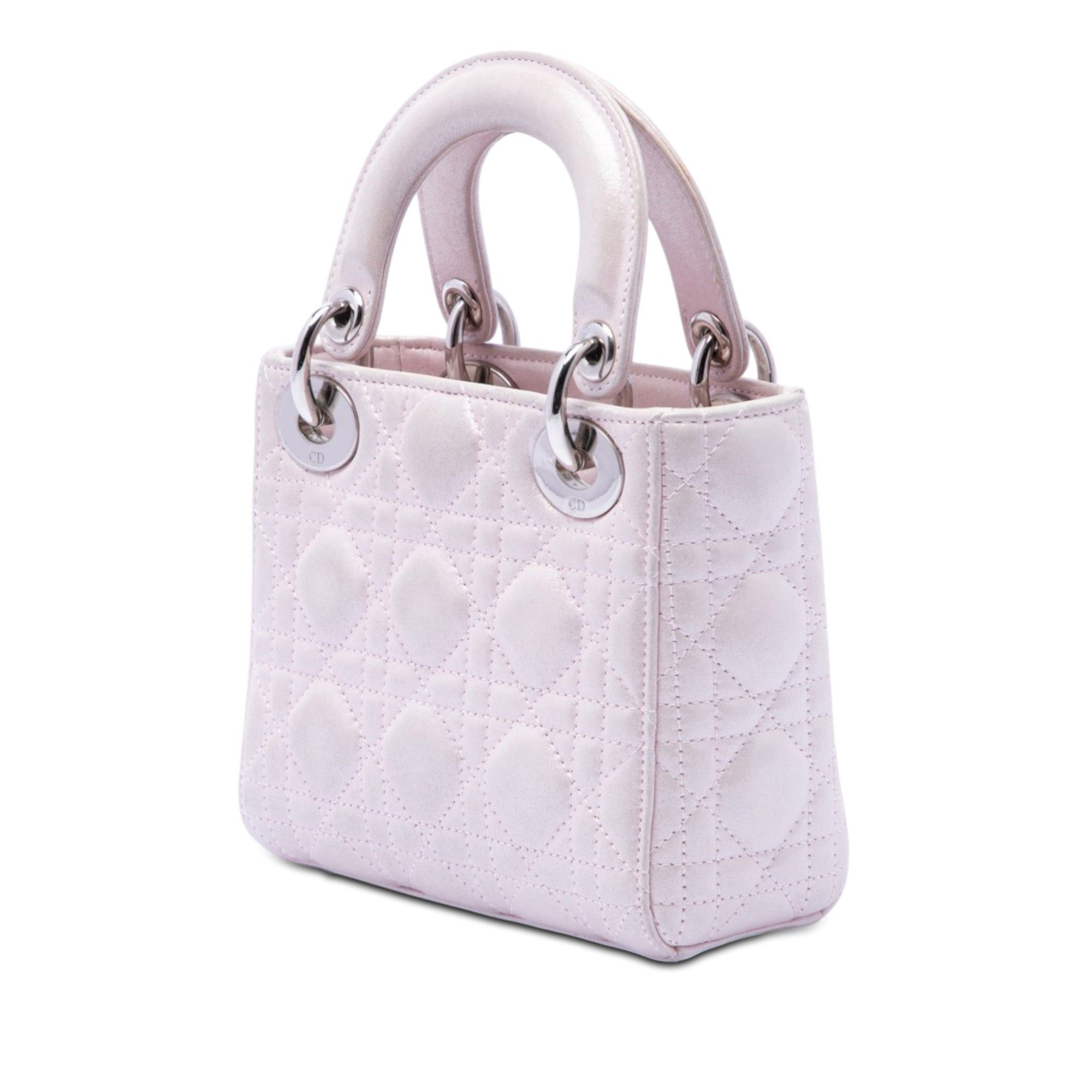 Dior Mini Iridescent Lambskin Cannage Lady Dior Size ONE SIZE - 2 Thumbnail