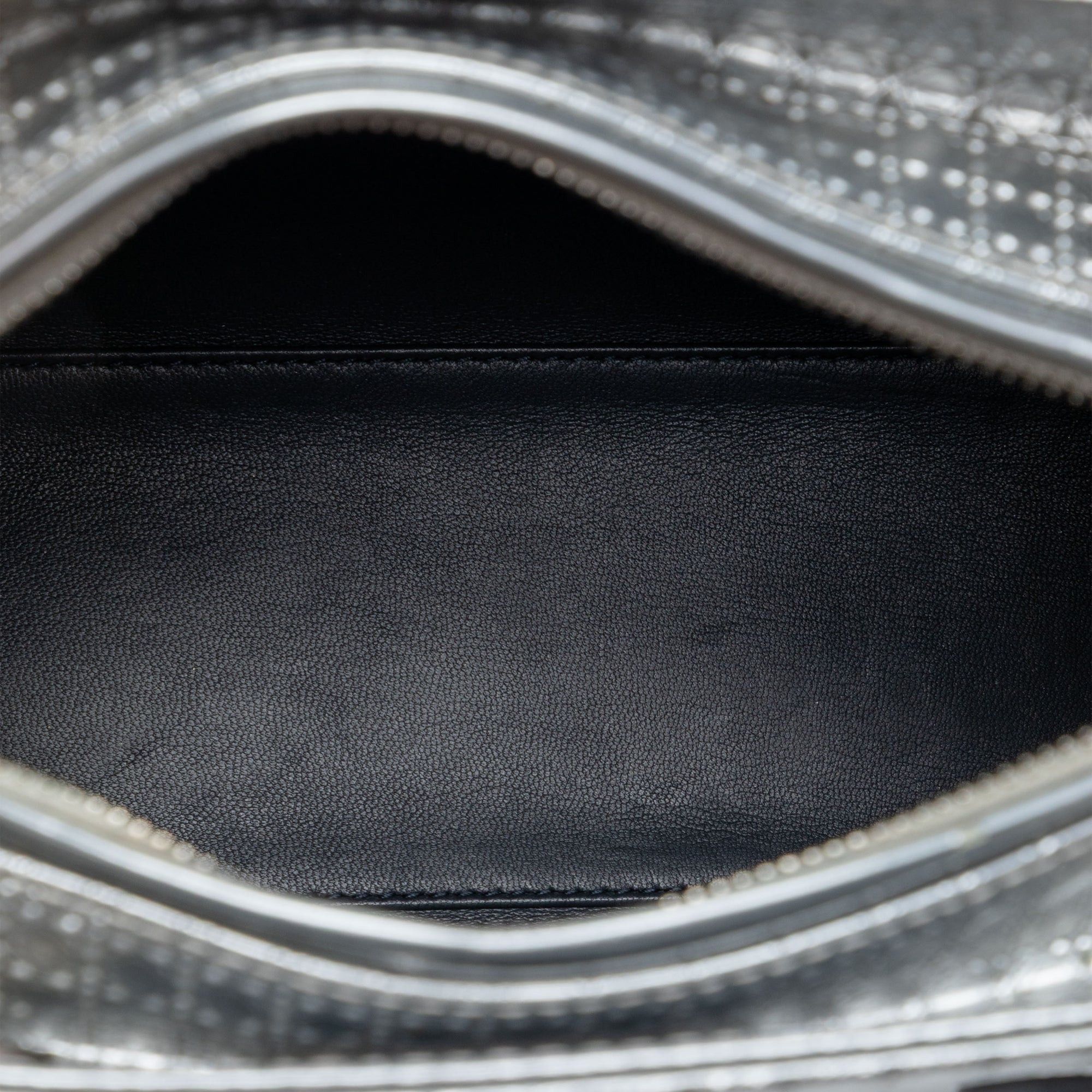 Dior Medium Metallic Patent Microcannage Lady Dior Size ONE SIZE - 4 Thumbnail