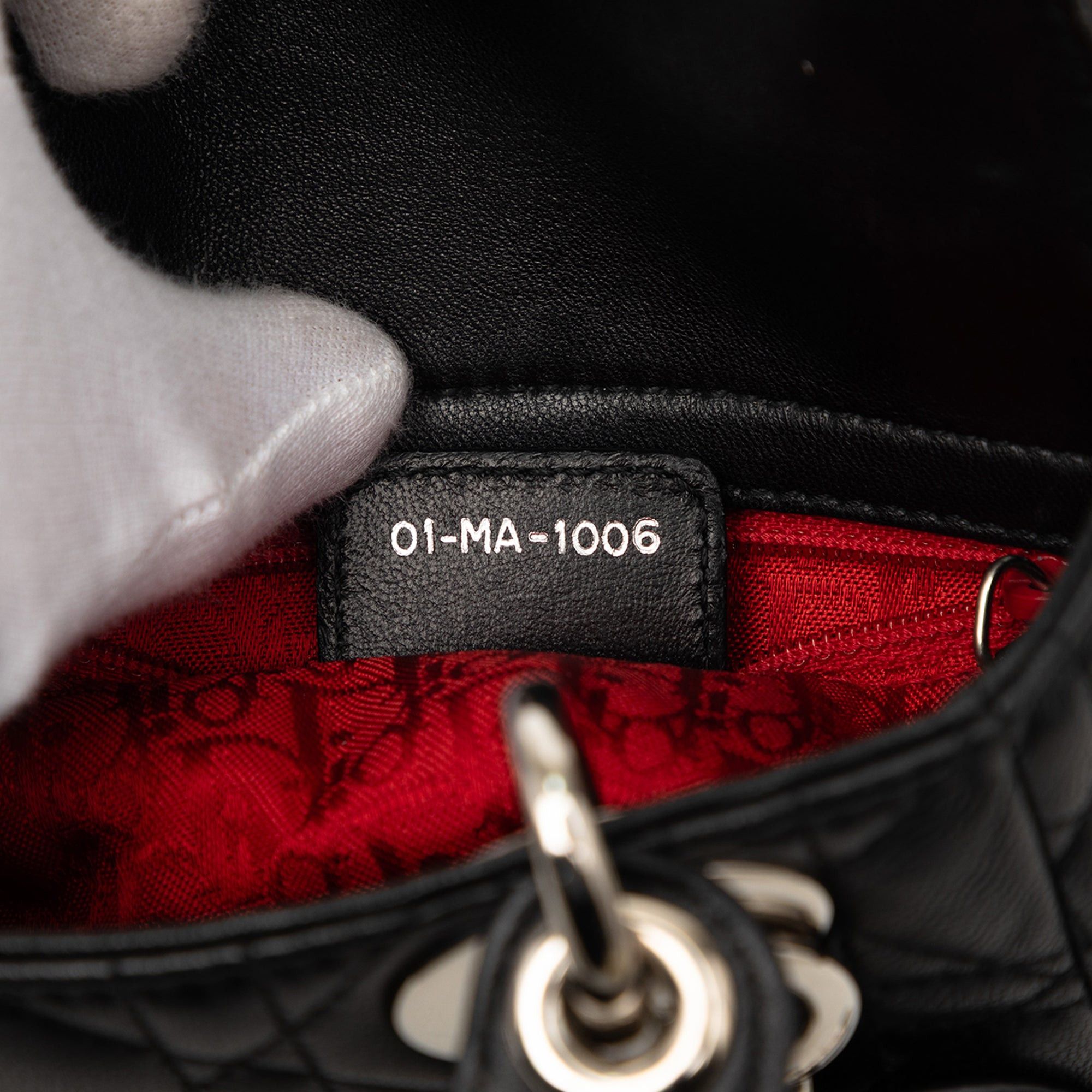 Dior Mini Lambskin Cannage Lady Dior Size ONE SIZE - 6 Thumbnail