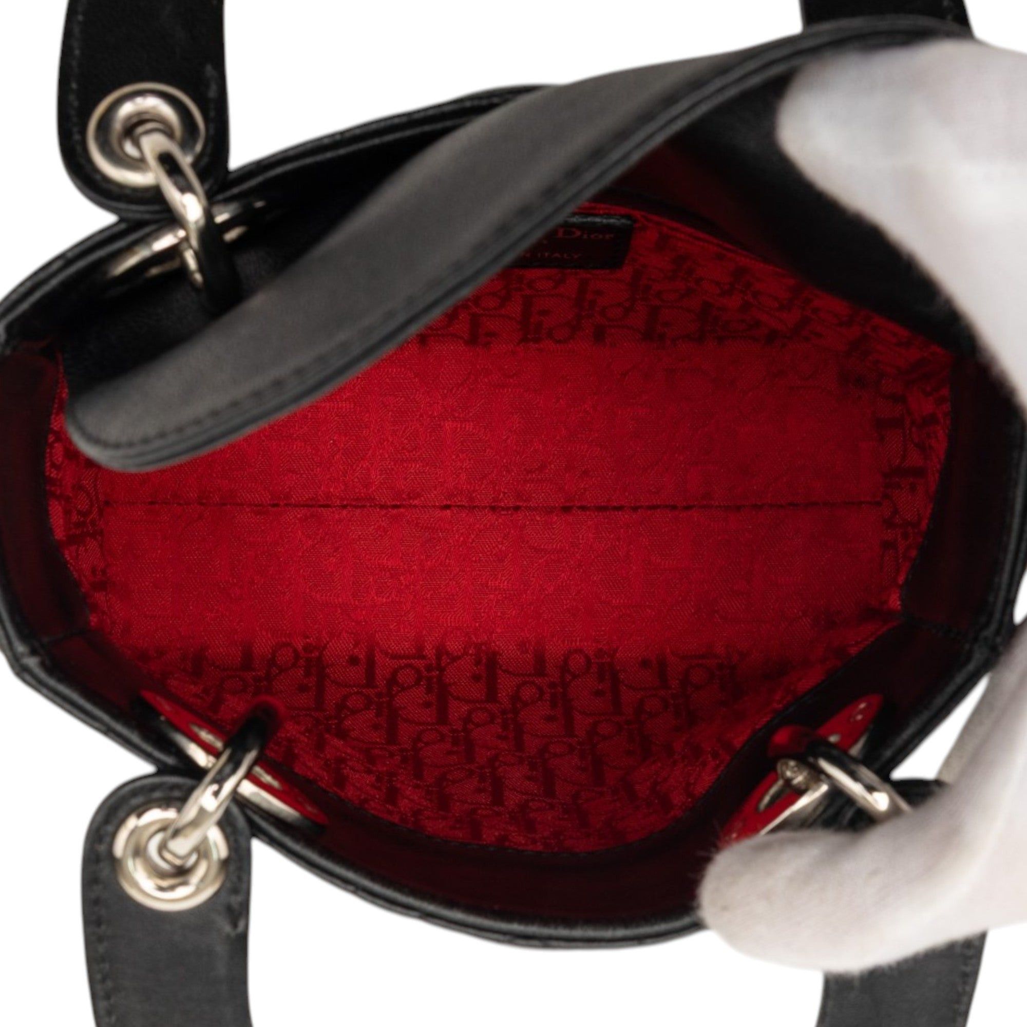 Dior Mini Lambskin Cannage Lady Dior Size ONE SIZE - 4 Thumbnail