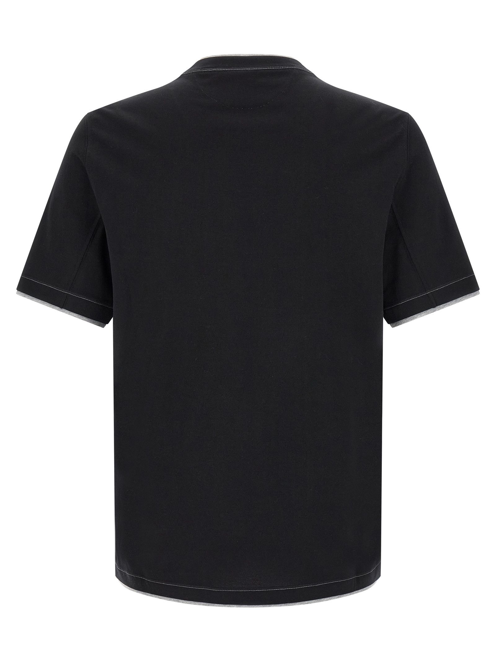 Brunello Cucinelli Double Layer T-Shirt Size US S / EU 44-46 / 1 - 2 Thumbnail