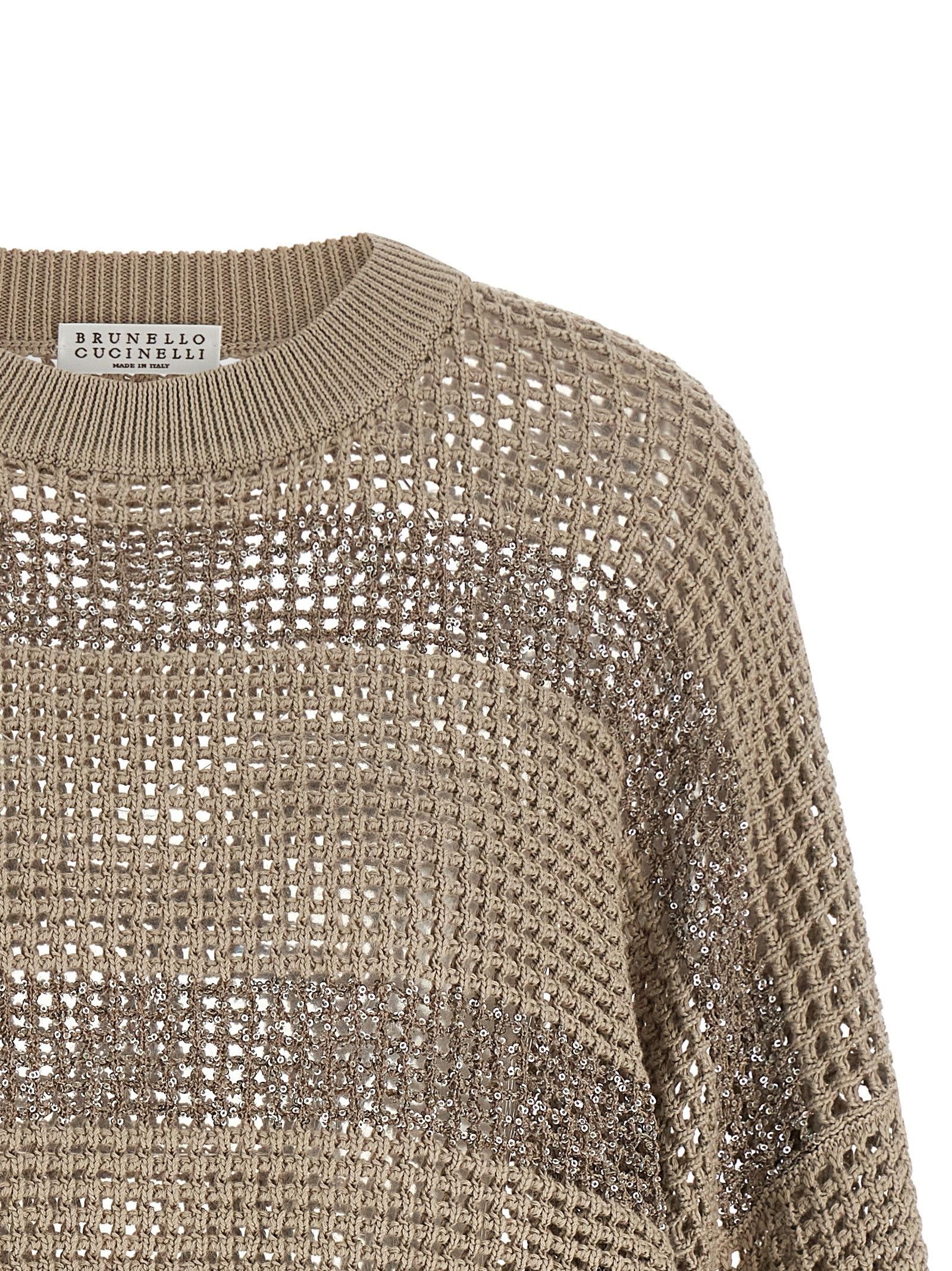Brunello Cucinelli 'Dazzling Stripes' Sweater Size L / US 10 / IT 46 - 3 Thumbnail