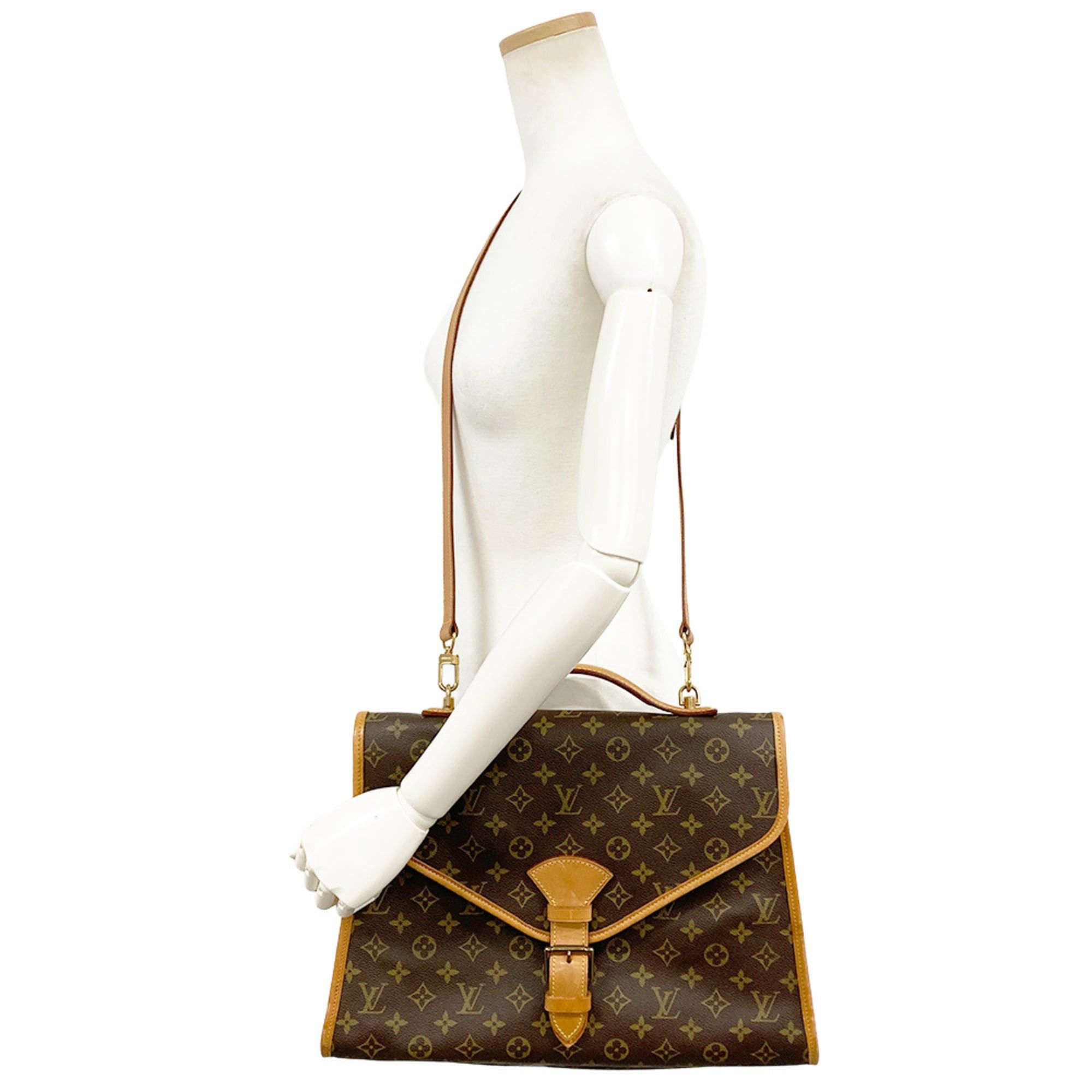 Louis Vuitton Louis Vuitton Monogram Beverly Handbag, 2-Way, Canvas, M51120, Brown Size ONE SIZE - 9 Thumbnail