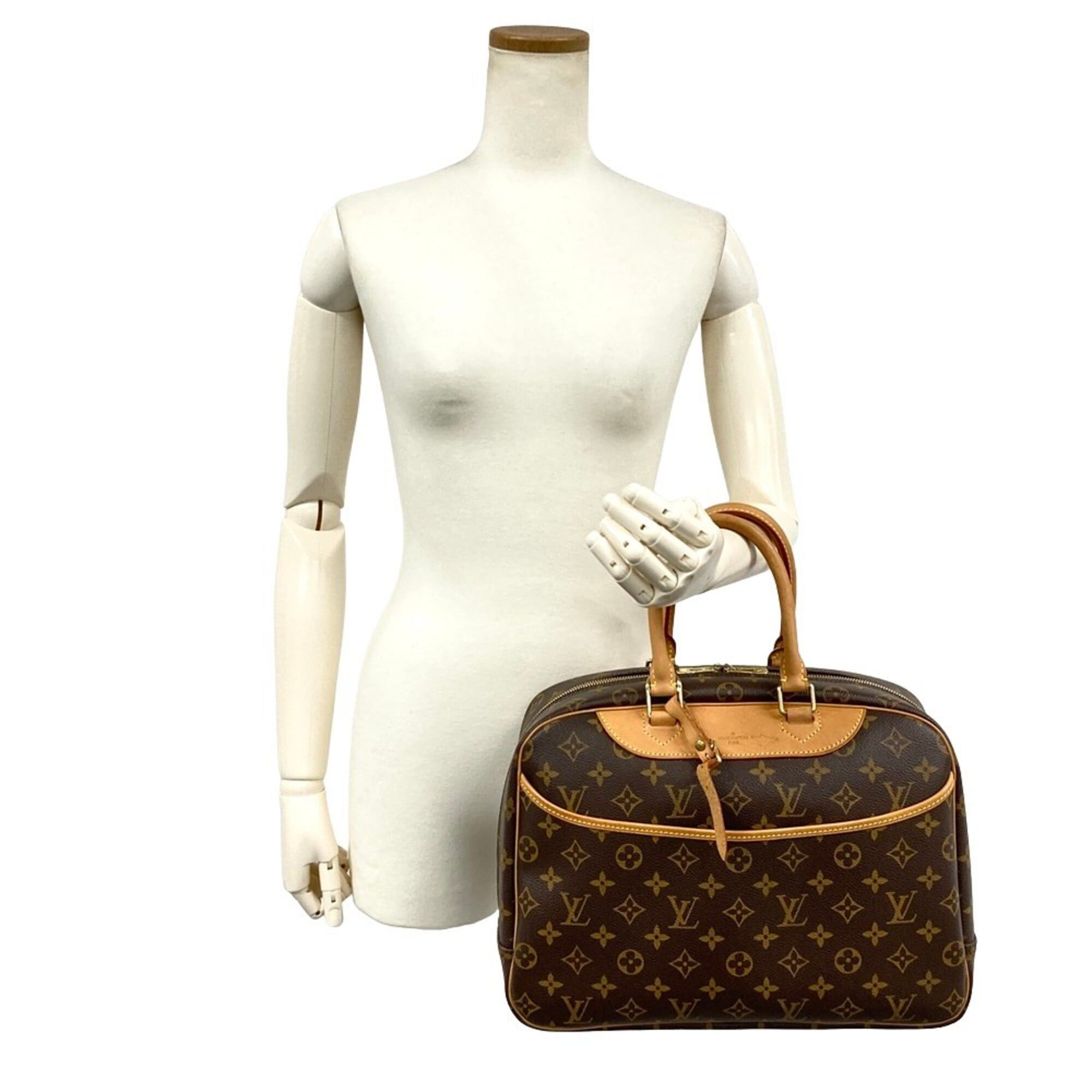 Louis Vuitton Louis Vuitton Deauville Handbag, Monogram Canvas, M47270, Brown, MO0063 Size ONE SIZE - 11 Thumbnail
