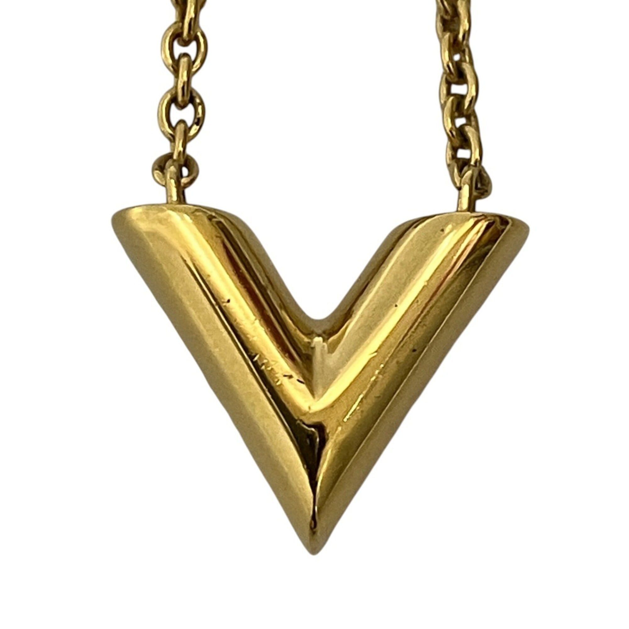 Louis Vuitton Louis Vuitton Essential V Necklace, Accessory, Total Weight 9.0g, 47cm, Alloy, M61083 Size ONE SIZE - 4 Thumbnail