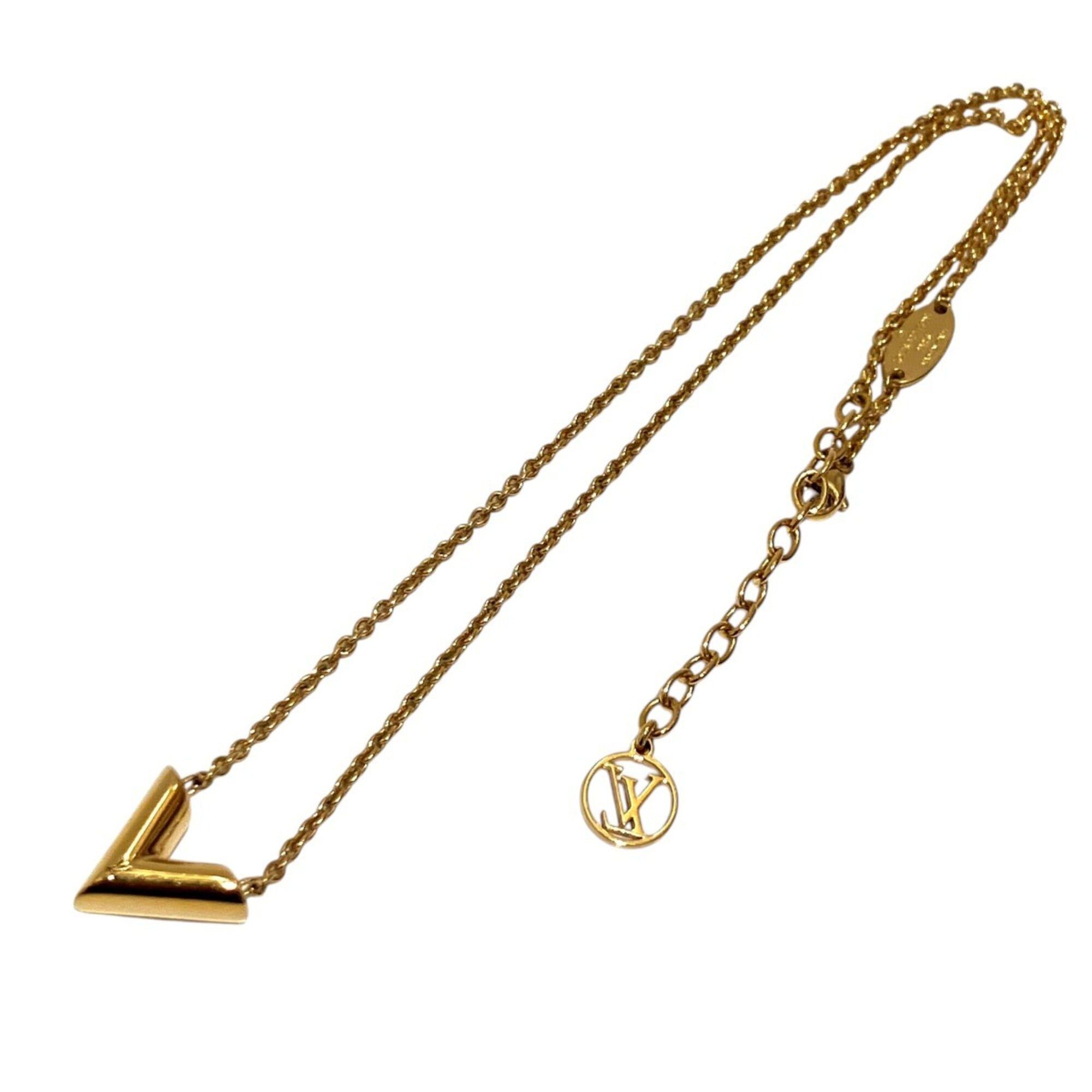 Louis Vuitton Louis Vuitton Essential V Necklace, Accessory, Total Weight 9.0g, 47cm, Alloy, M61083 Size ONE SIZE - 3 Thumbnail