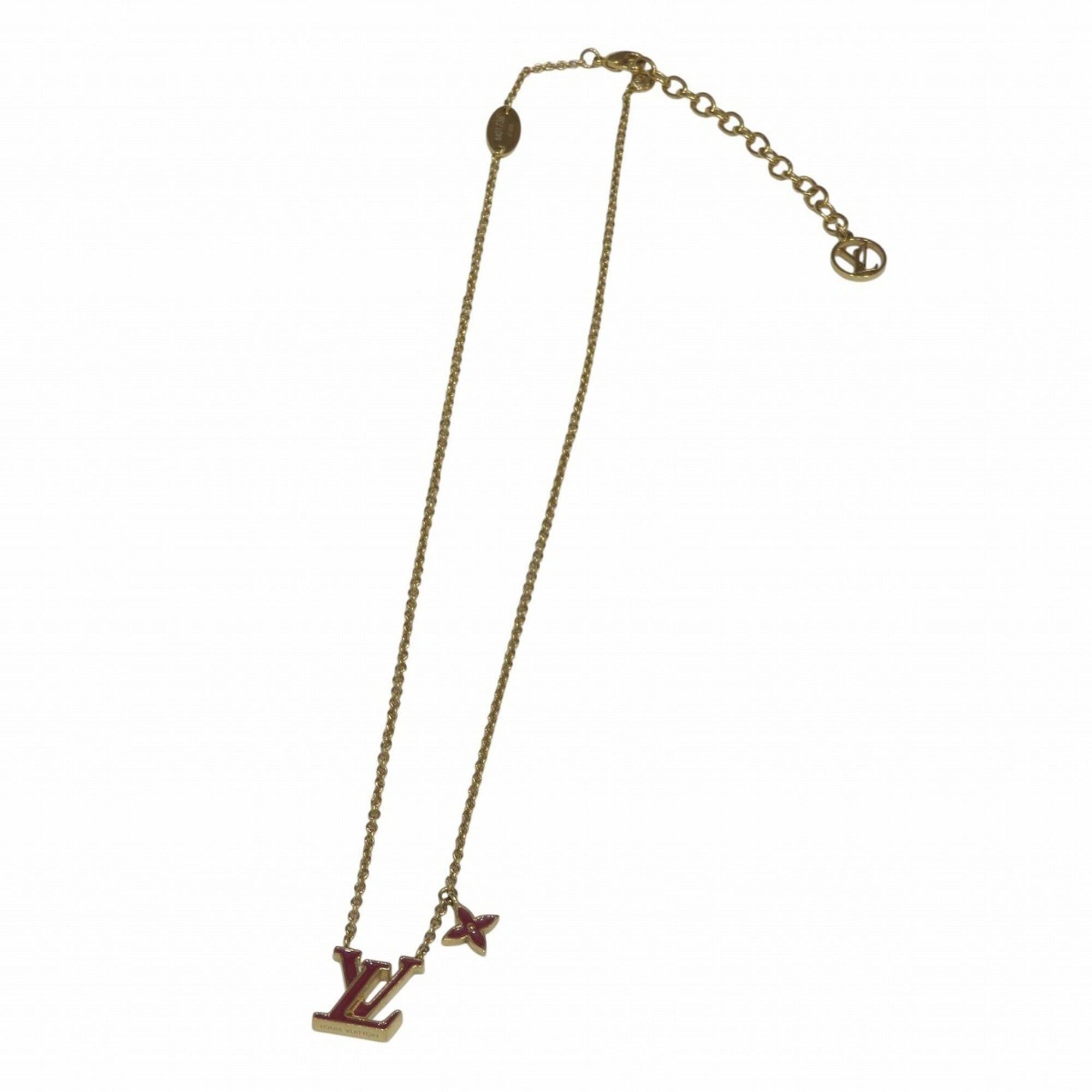 Louis Vuitton Louis Vuitton Iconic Logo Necklace, Accessory, Total Weight 5.8g, 45cm, GP, M01736 Size ONE SIZE - 3 Thumbnail