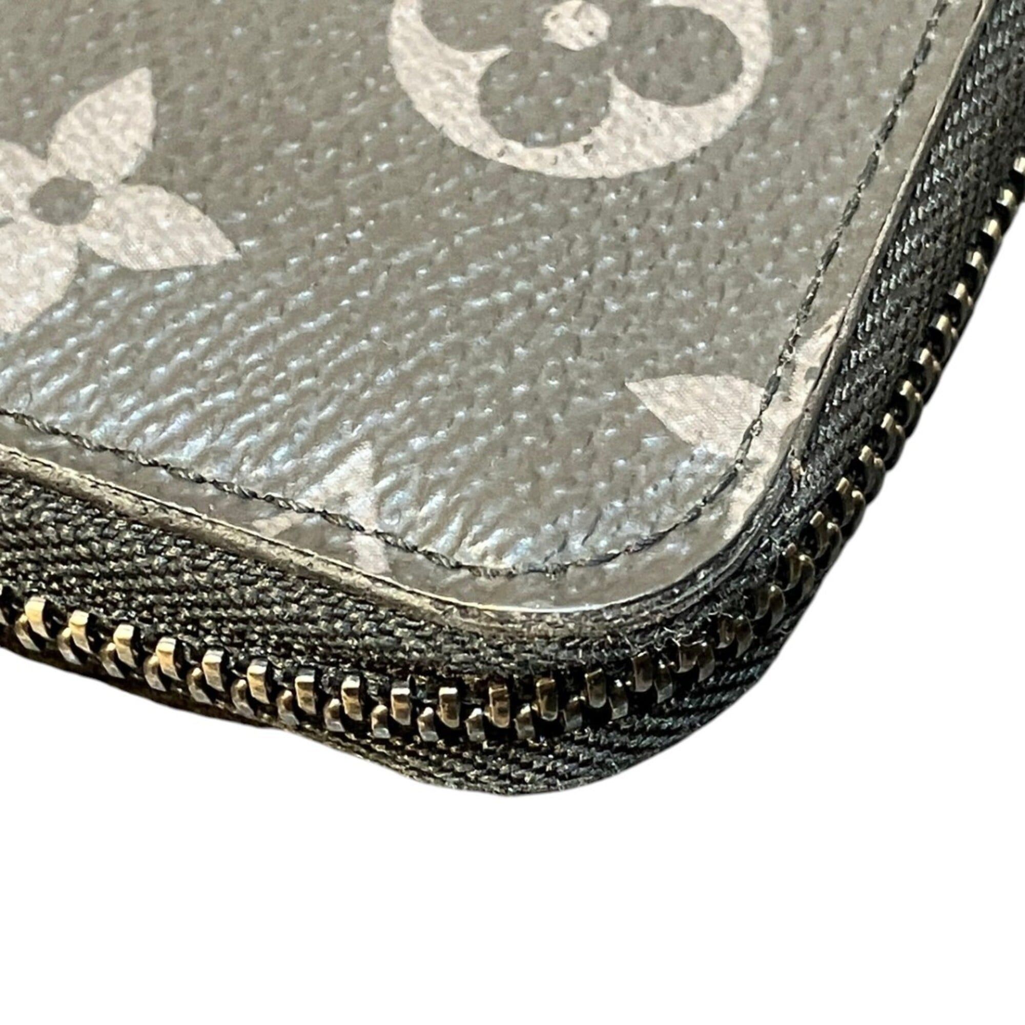 Louis Vuitton Louis Vuitton Vertical Long Wallet, Monogram Eclipse, Toile Leather, M62295 Size ONE SIZE - 9 Thumbnail