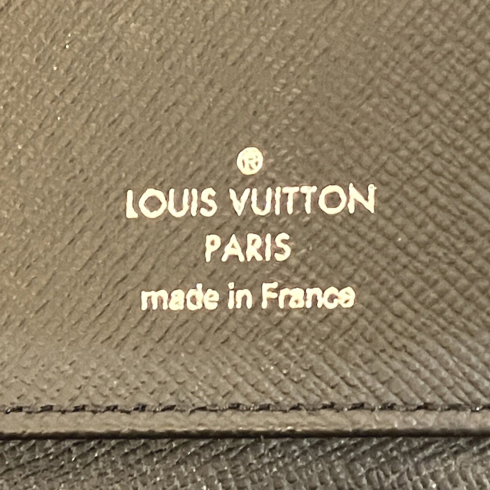Louis Vuitton Louis Vuitton Vertical Long Wallet, Monogram Eclipse, Toile Leather, M62295 Size ONE SIZE - 4 Thumbnail