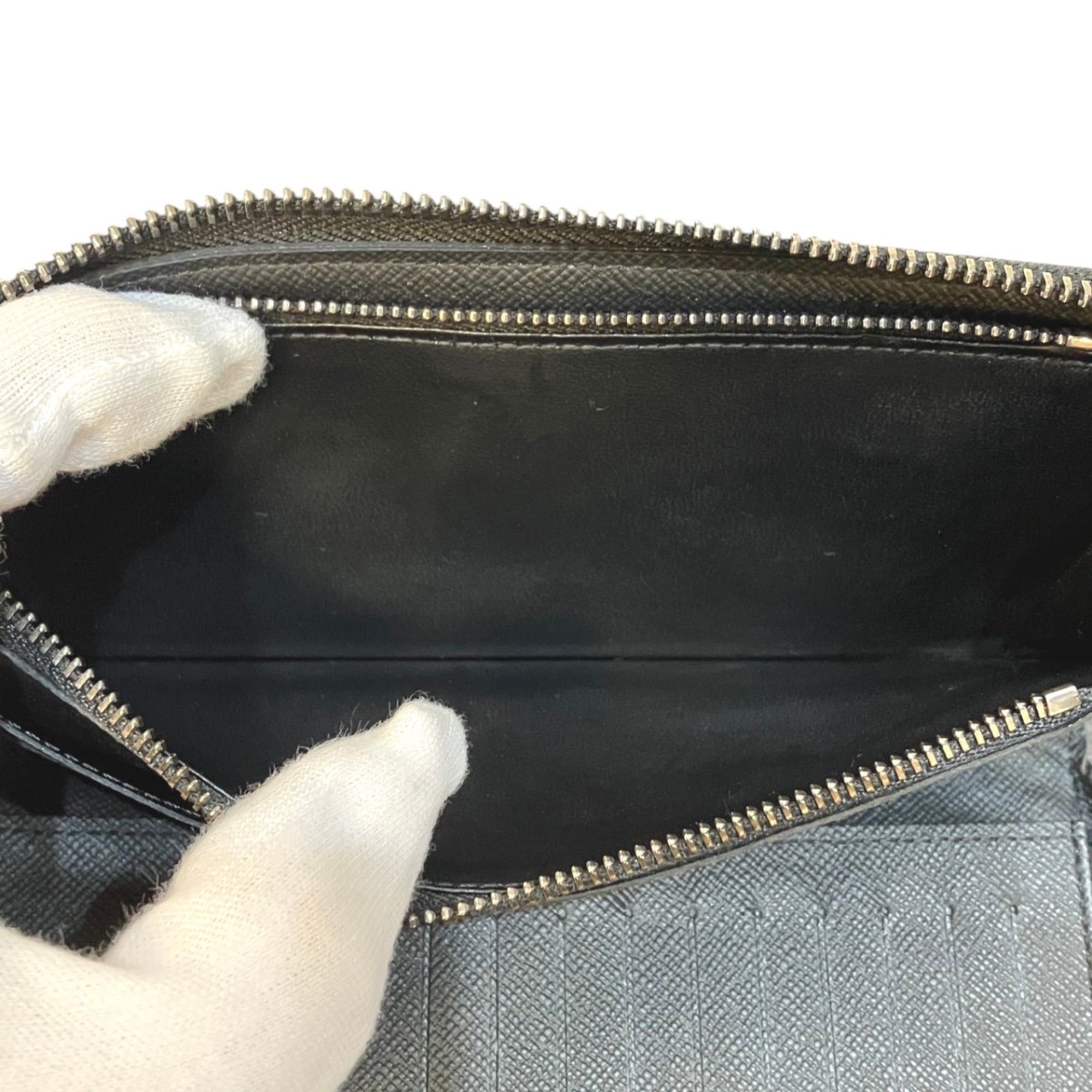 Louis Vuitton Louis Vuitton Vertical Long Wallet, Monogram Eclipse, Toile Leather, M62295 Size ONE SIZE - 6 Thumbnail