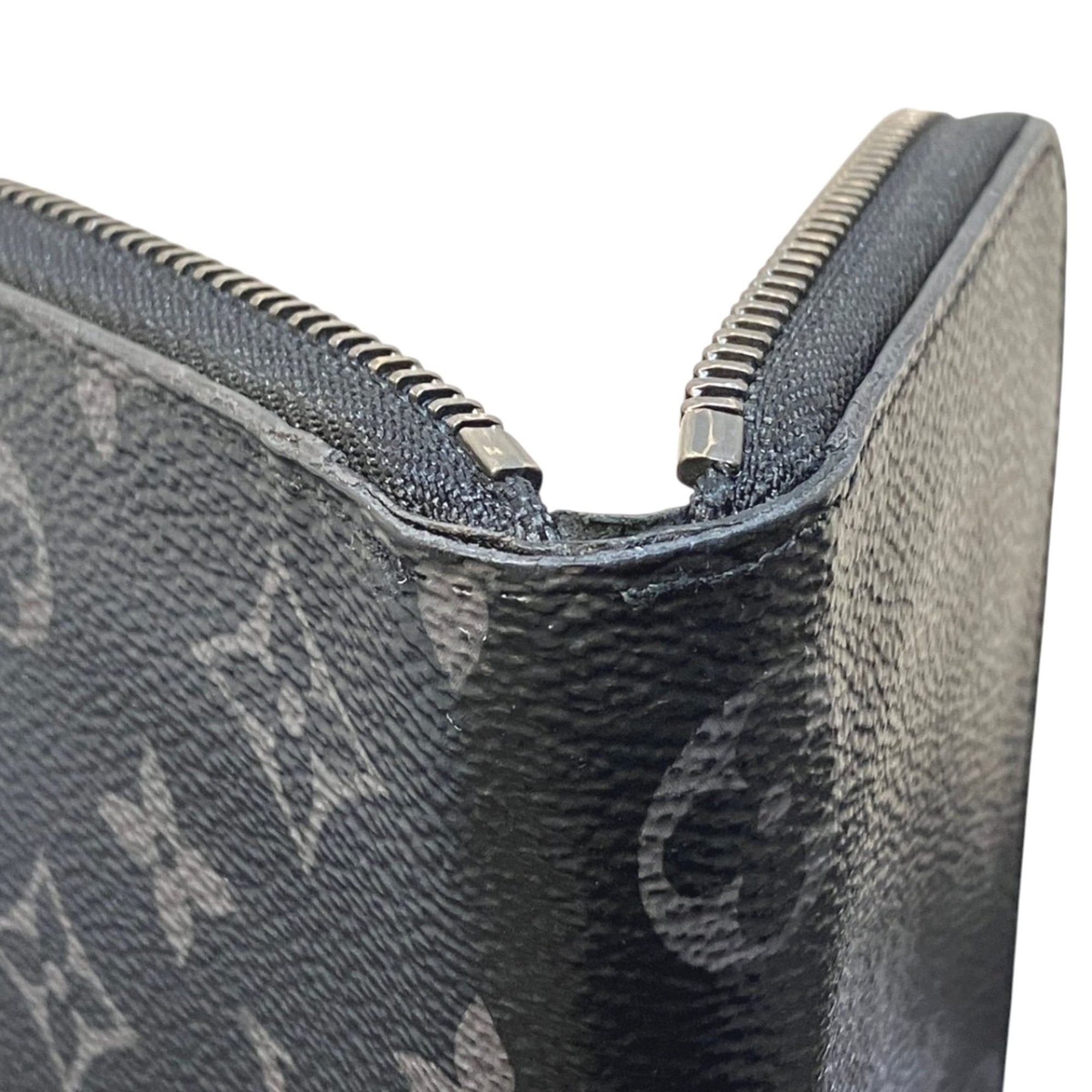 Louis Vuitton Louis Vuitton Vertical Long Wallet, Monogram Eclipse, Toile Leather, M62295 Size ONE SIZE - 7 Thumbnail