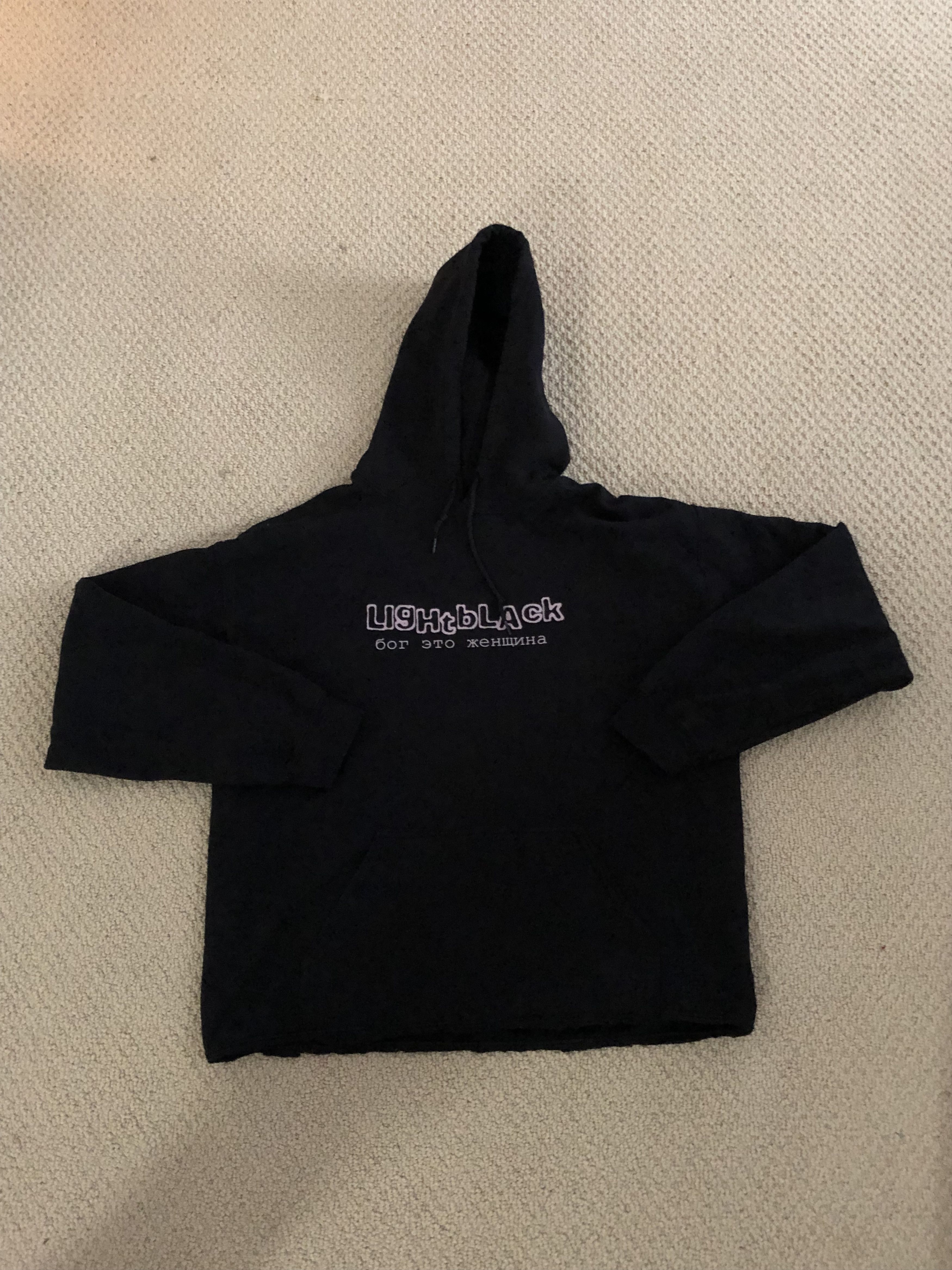 Vintage RAREST RED FILE USA HOODIE “GODS A WOMEN” | Grailed