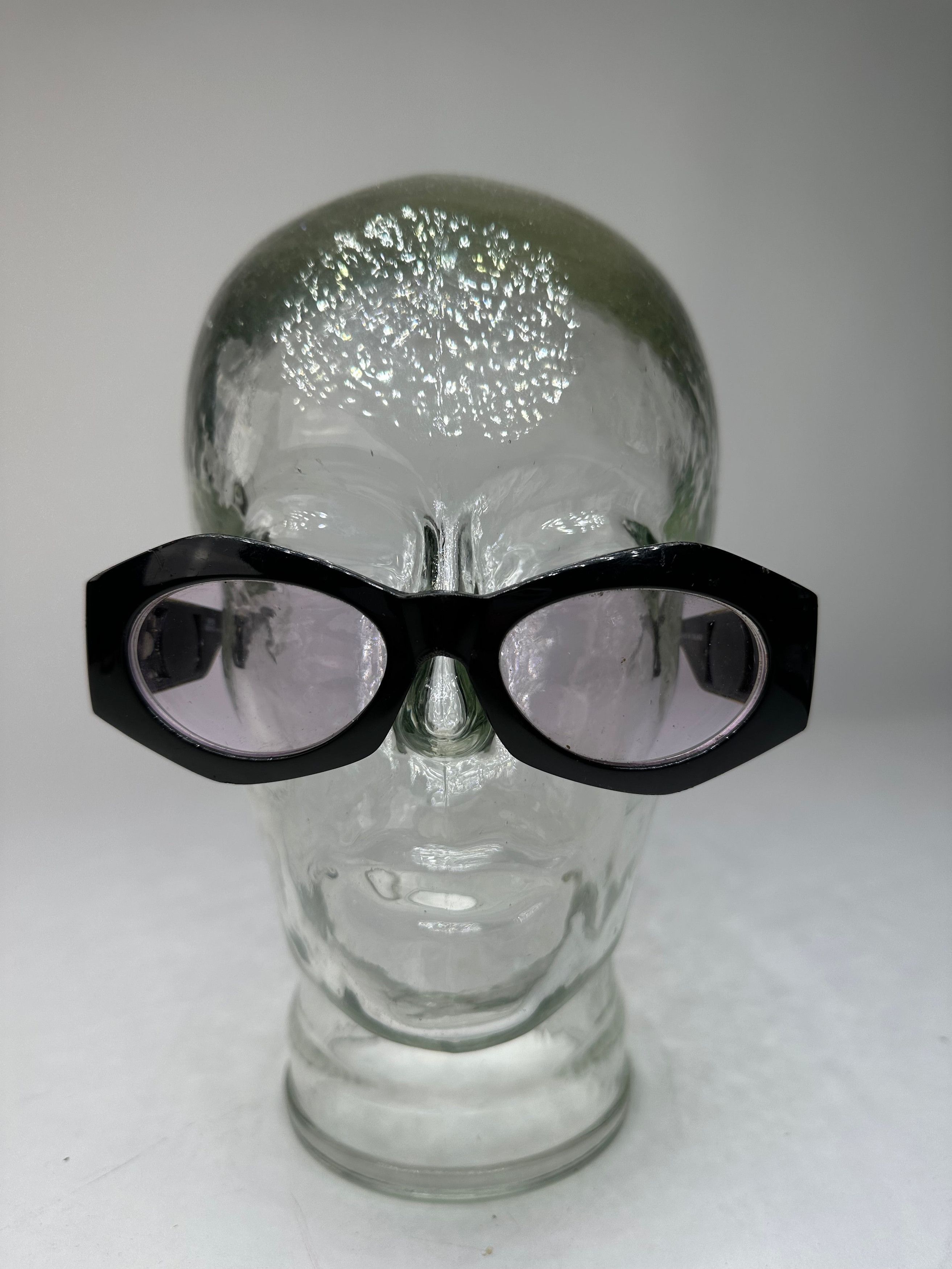 Versace Vintage Gianni Sunglasses Black Acetate Gold Medusa Size ONE SIZE - 4 Thumbnail