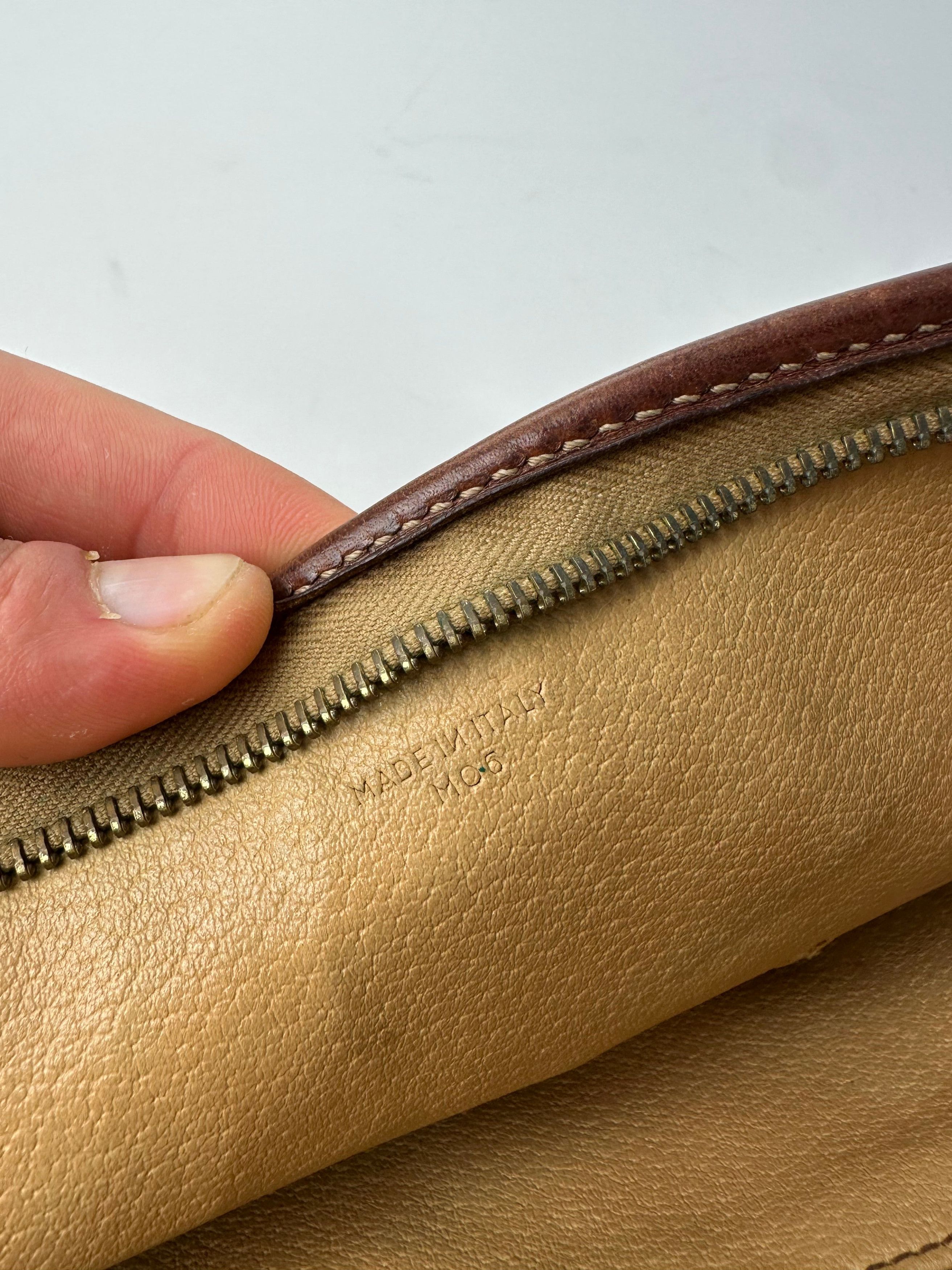 Celine Vintage Macadam Canvas Clutch Bag Beige Size ONE SIZE - 4 Thumbnail