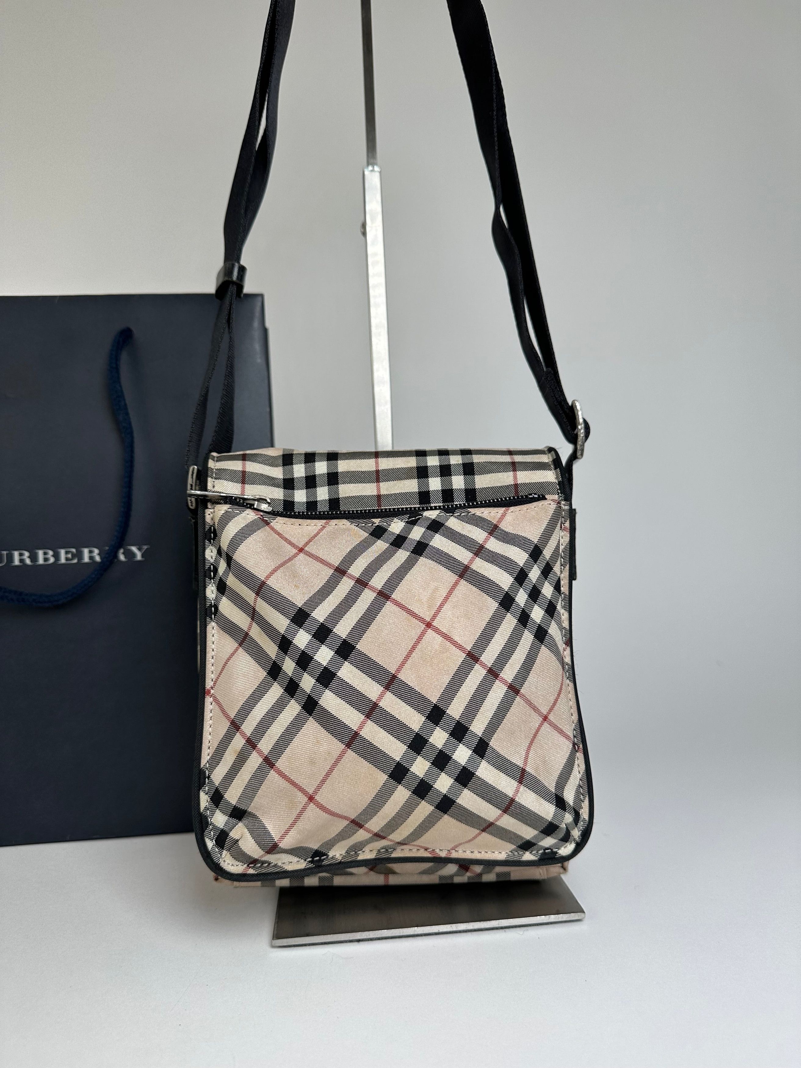 Burberry Vintage Nova Check Crossbody Bag Beige Size ONE SIZE - 11 Thumbnail
