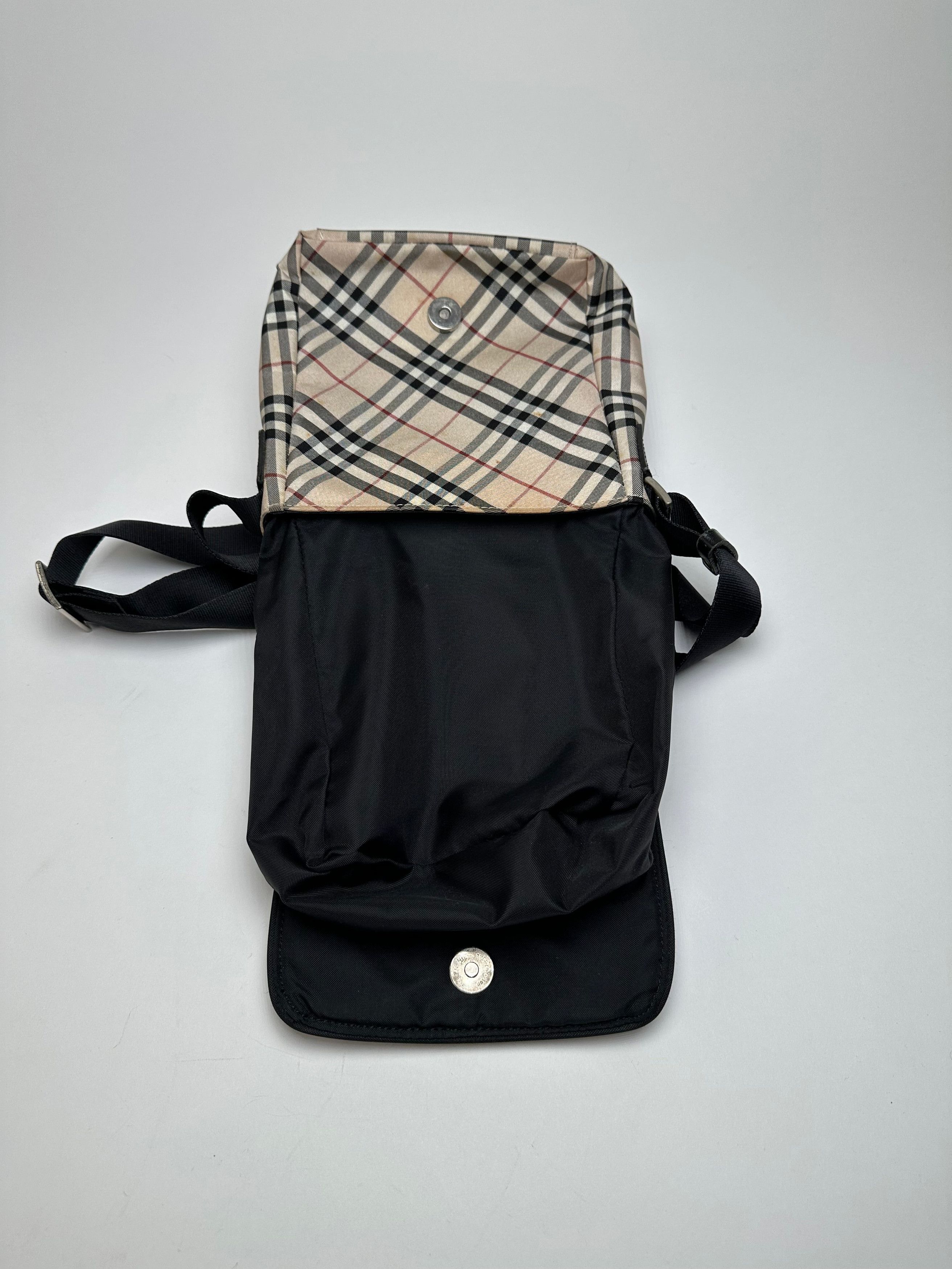 Burberry Vintage Nova Check Crossbody Bag Beige Size ONE SIZE - 3 Thumbnail