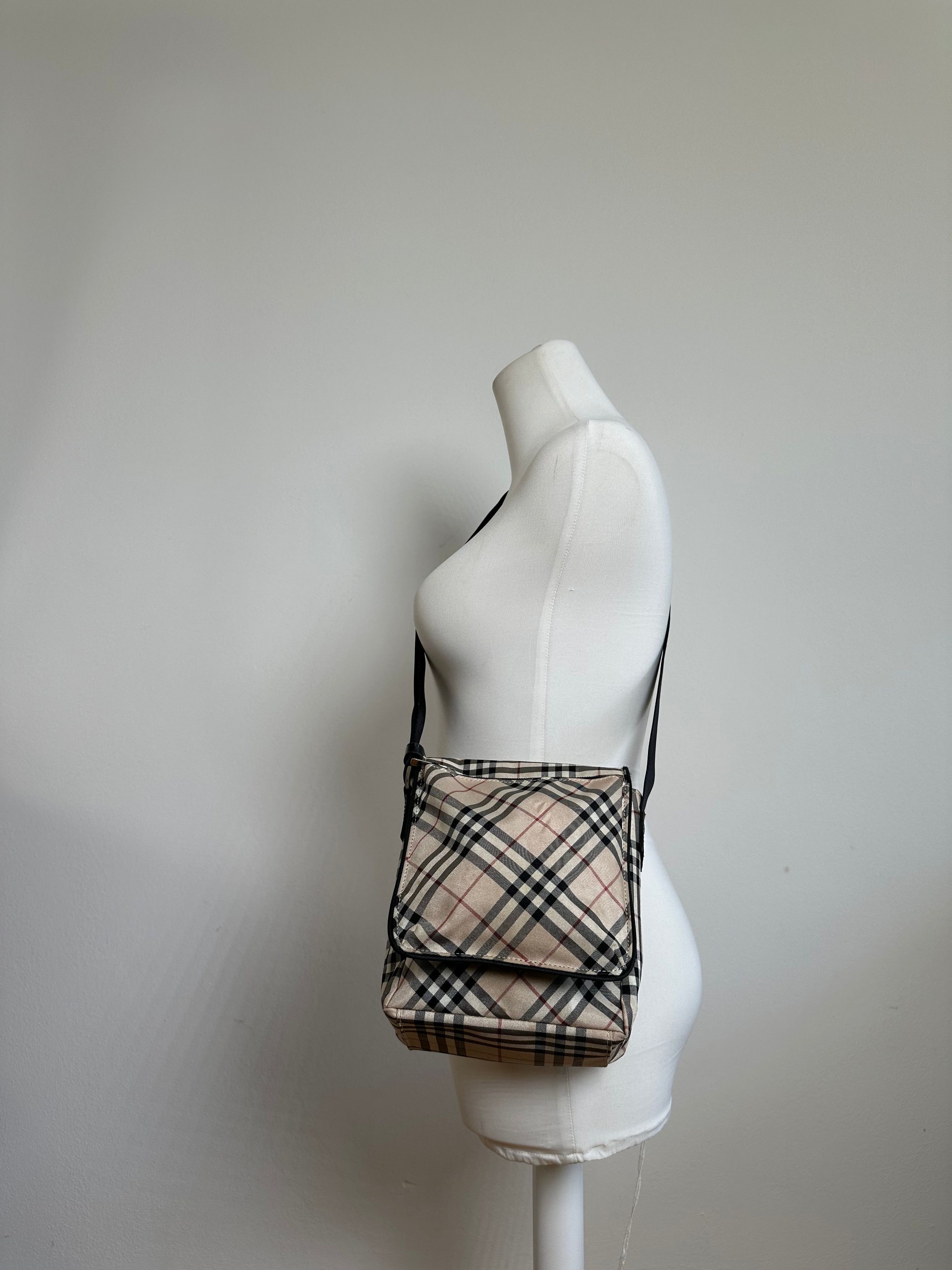 Burberry Vintage Nova Check Crossbody Bag Beige Size ONE SIZE - 7 Thumbnail