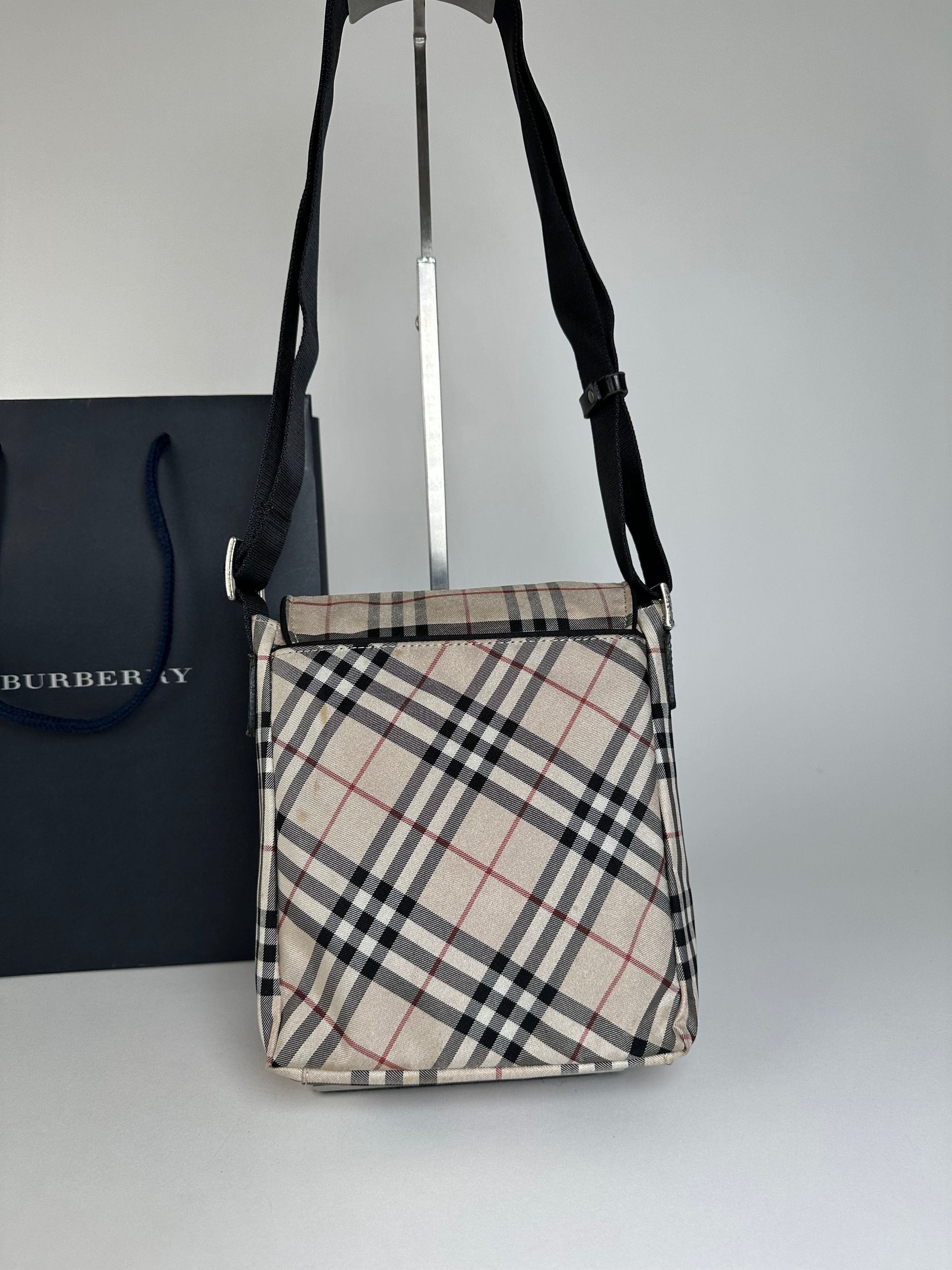 Burberry Vintage Nova Check Crossbody Bag Beige Size ONE SIZE - 12 Thumbnail