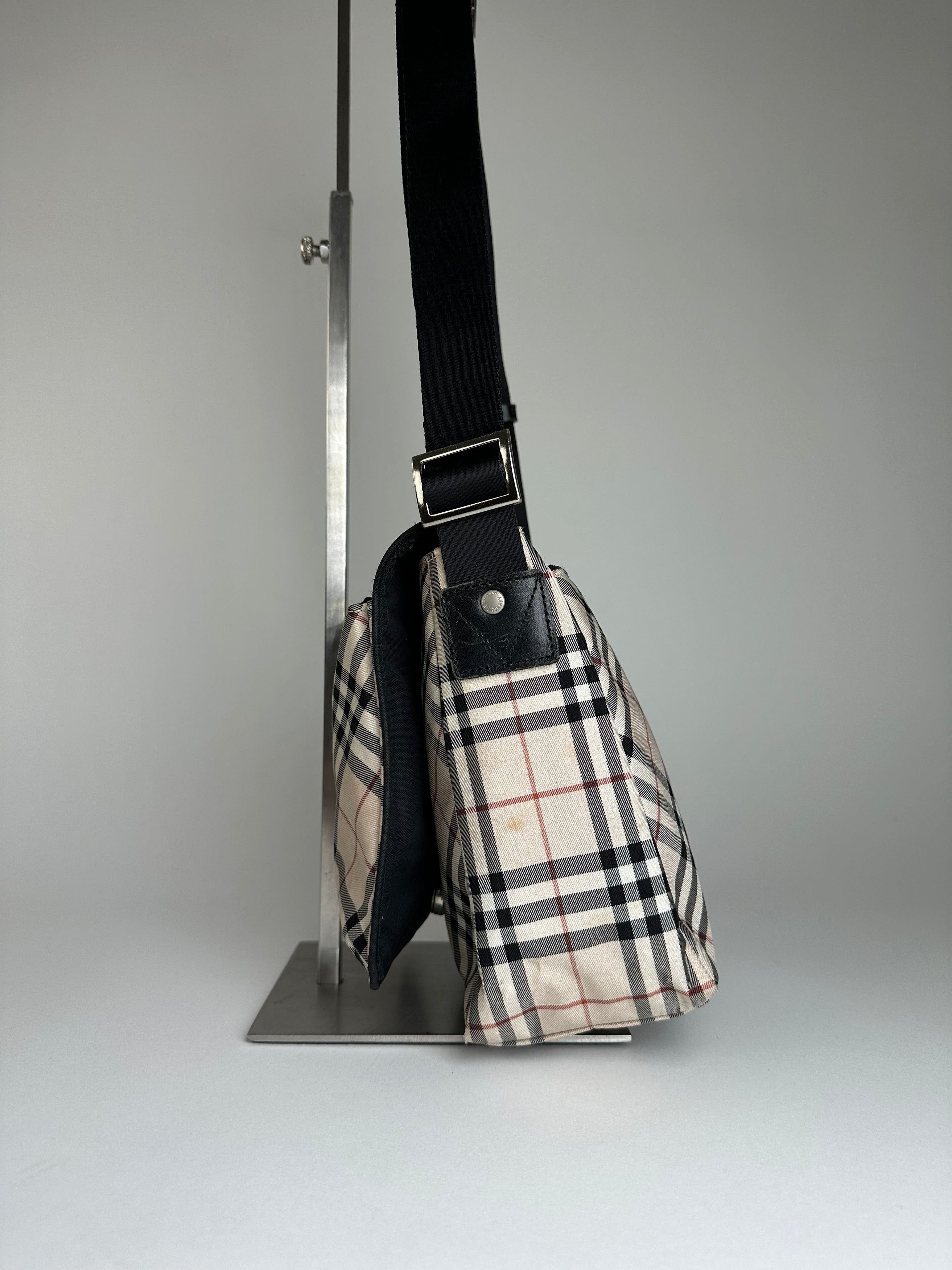 Burberry Vintage Nova Check Crossbody Bag Beige Size ONE SIZE - 8 Thumbnail
