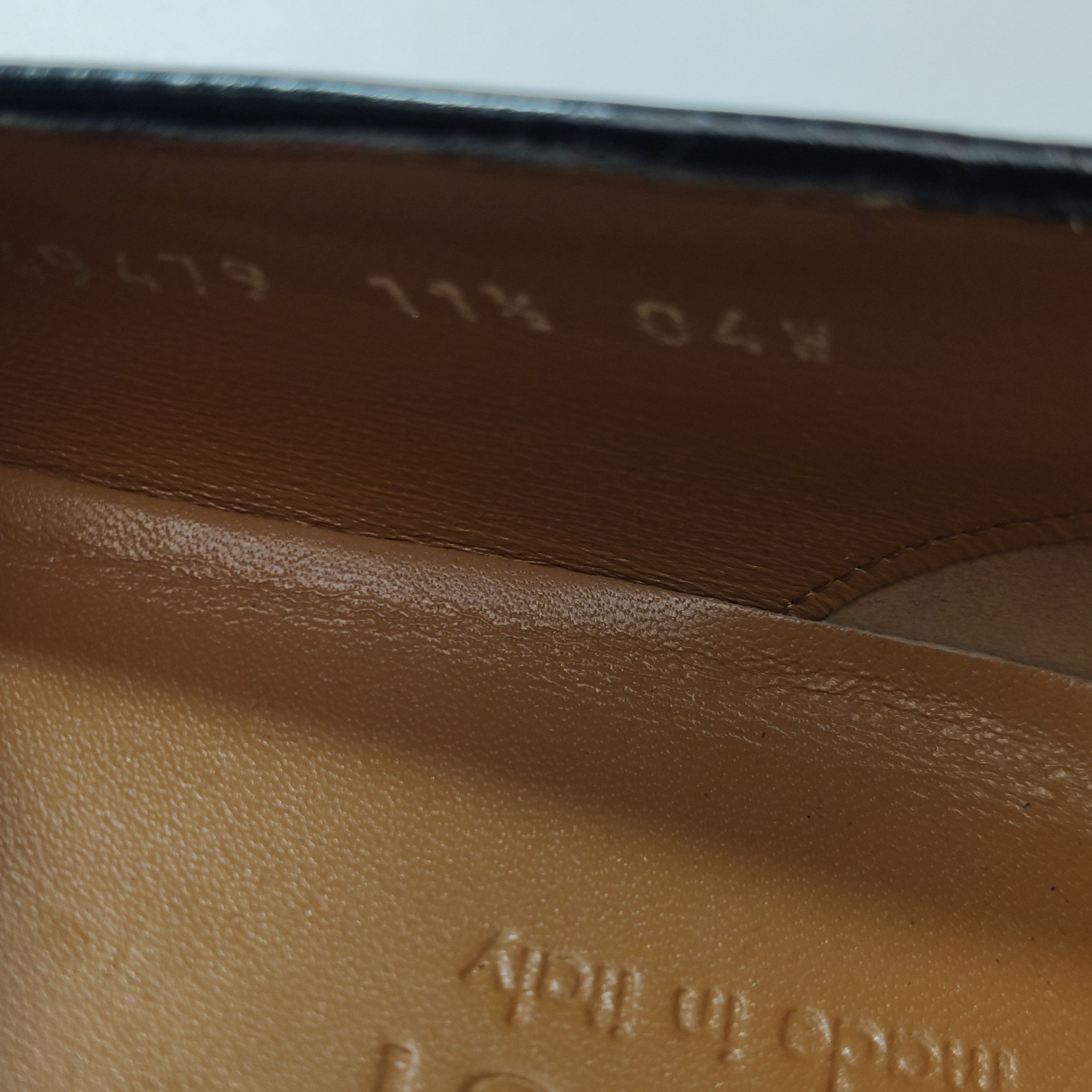 Gucci Gucci Men 12.5 Leather Size US 12.5 / EU 45-46 - 15 Thumbnail
