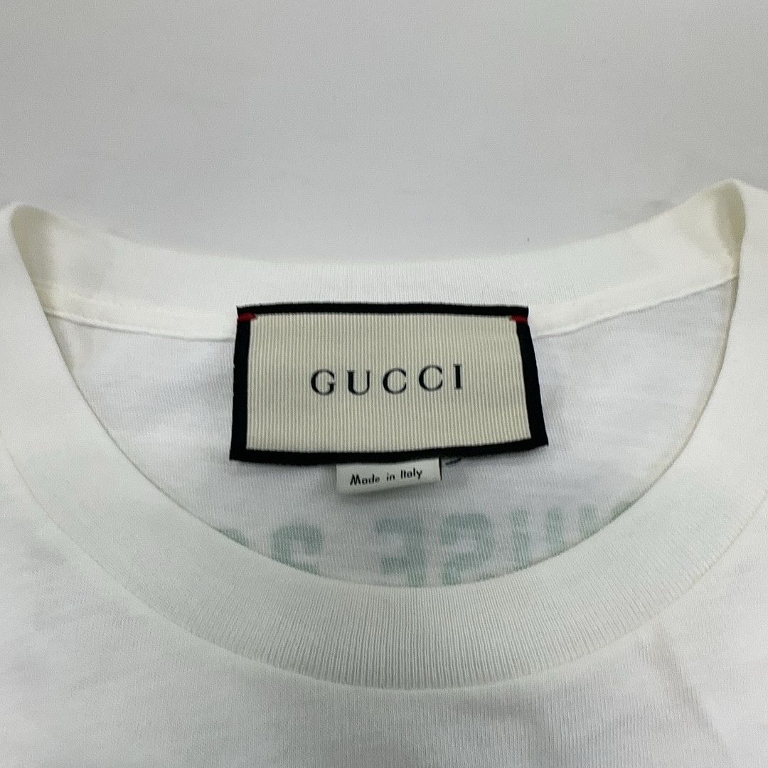 Gucci Gucci Cruise 2020 French Print T-Shirt Size M Size US M / EU 48-50 / 2 - 5 Thumbnail
