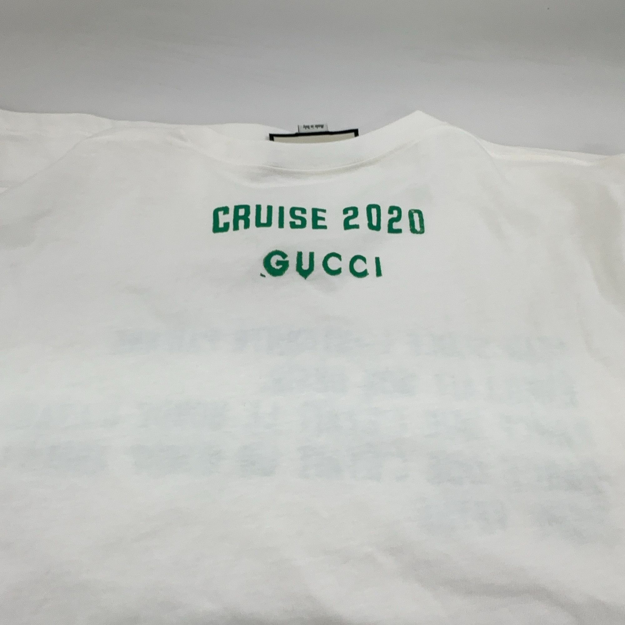 Gucci Gucci Cruise 2020 French Print T-Shirt Size M Size US M / EU 48-50 / 2 - 10 Thumbnail