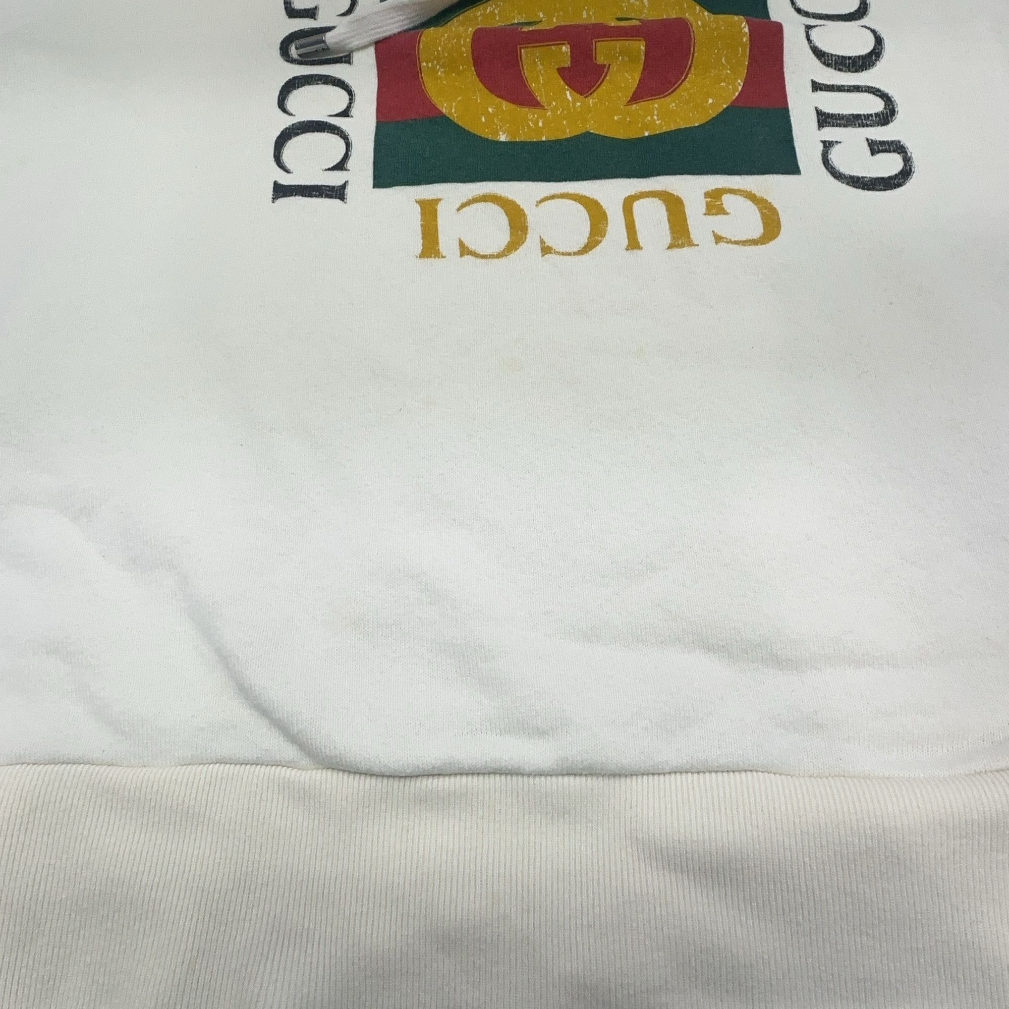 Gucci GUCCI Logo Print Hoodie Size S Size US S / EU 44-46 / 1 - 8 Thumbnail