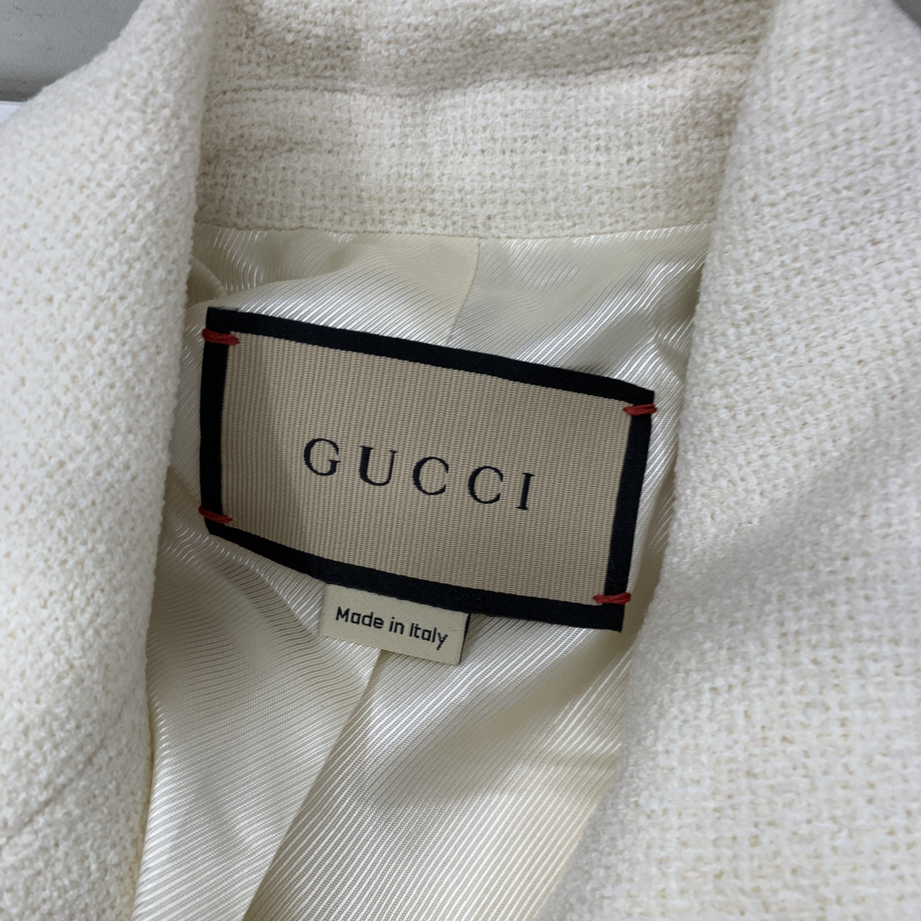 Gucci Gucci Contrast Trim Tweed Jacket Size 40 Size S / US 4 / IT 40 - 4 Thumbnail