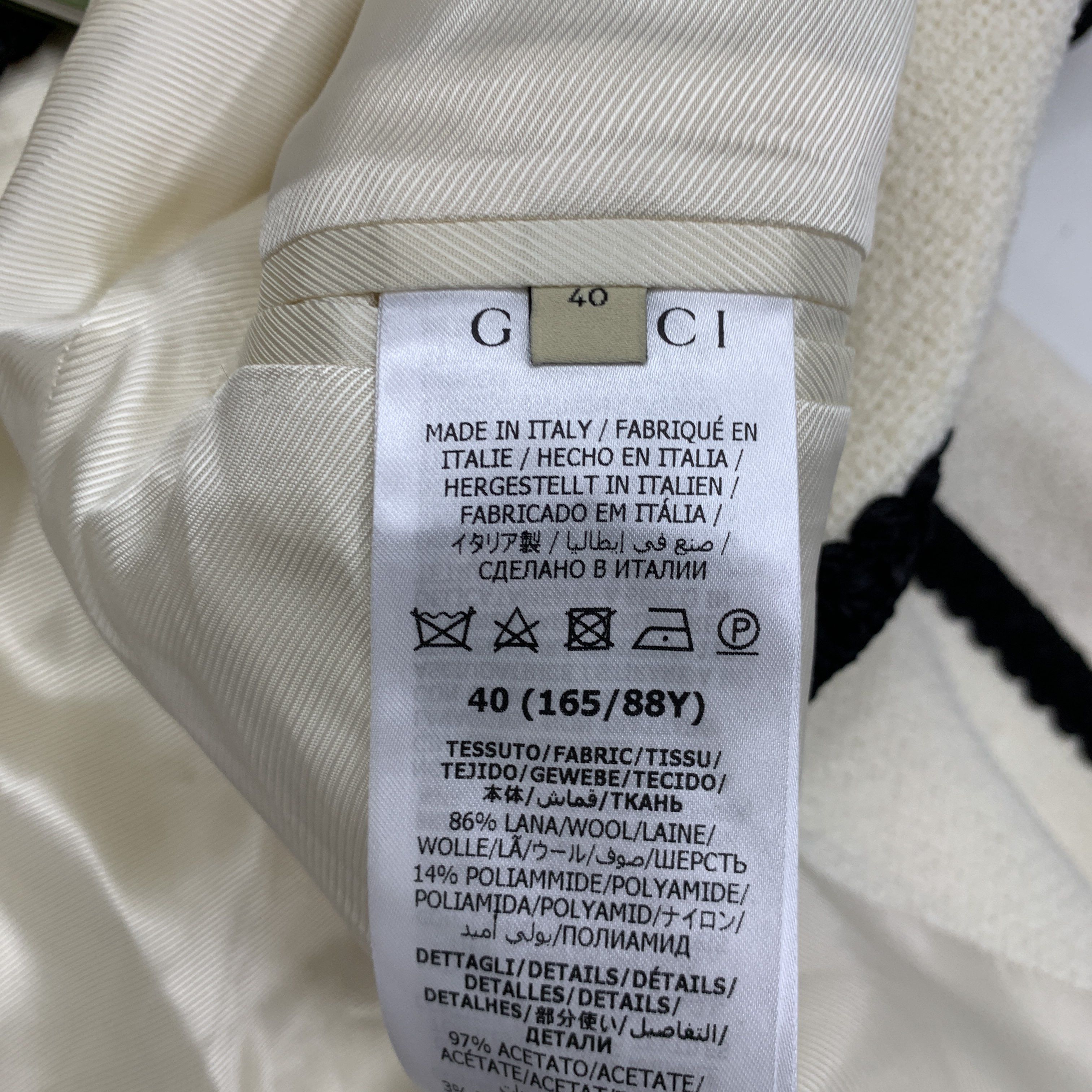 Gucci Gucci Contrast Trim Tweed Jacket Size 40 Size S / US 4 / IT 40 - 5 Thumbnail