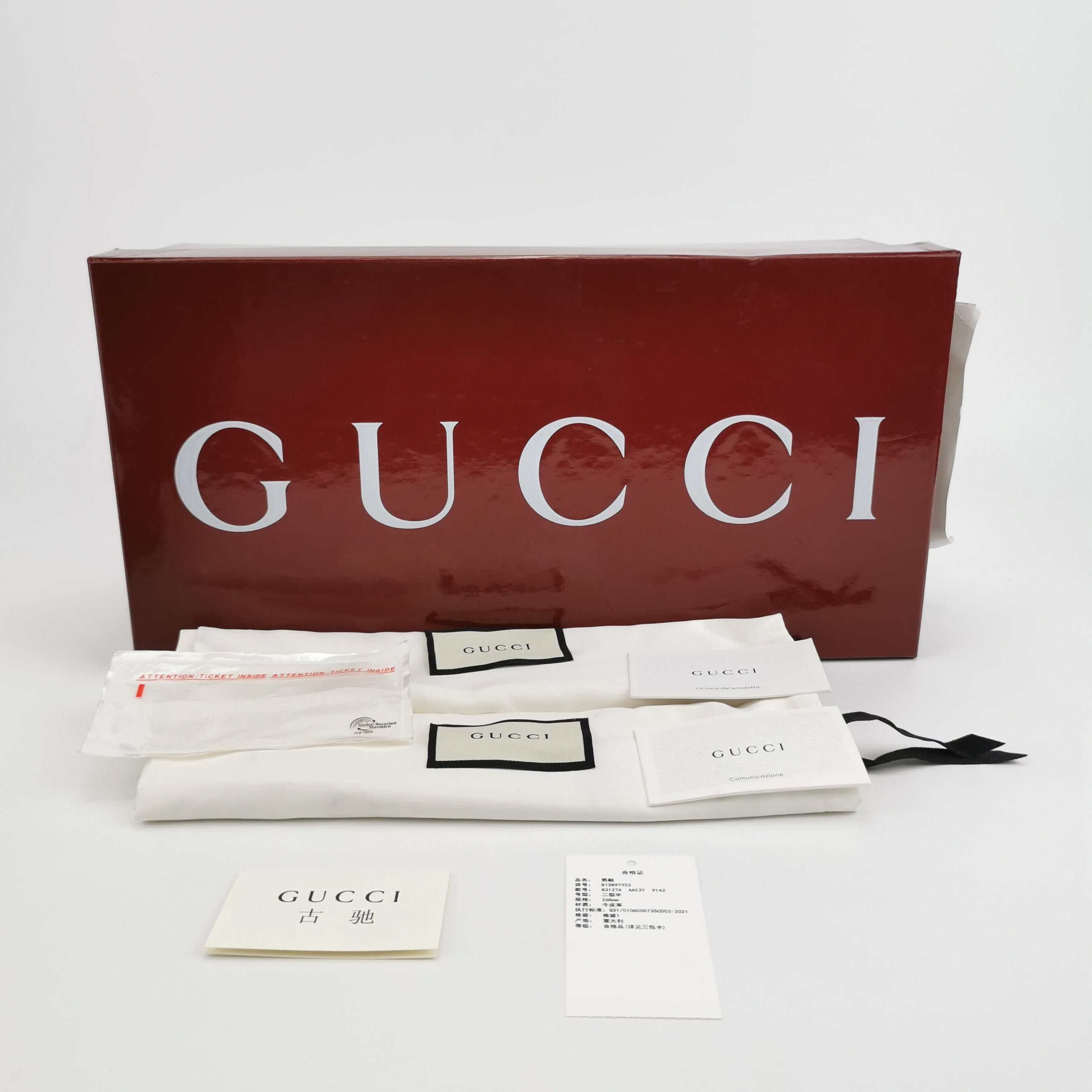 Gucci Gucci Men 8 Leather Size US 8 / EU 41 - 6 Thumbnail