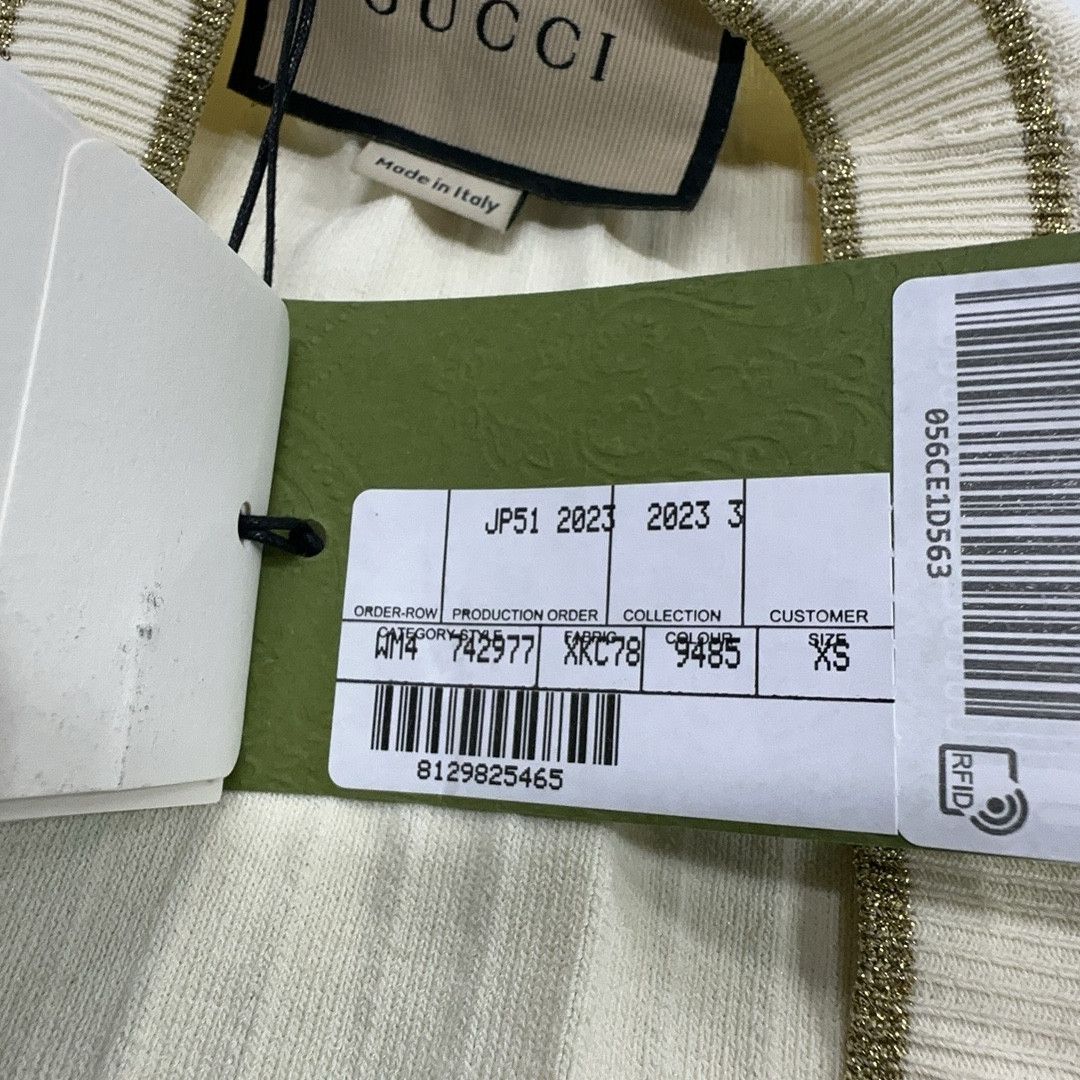 Gucci Gucci Ribbed Cardigan Size XS Size XS / US 0-2 / IT 36-38 - 4 Thumbnail