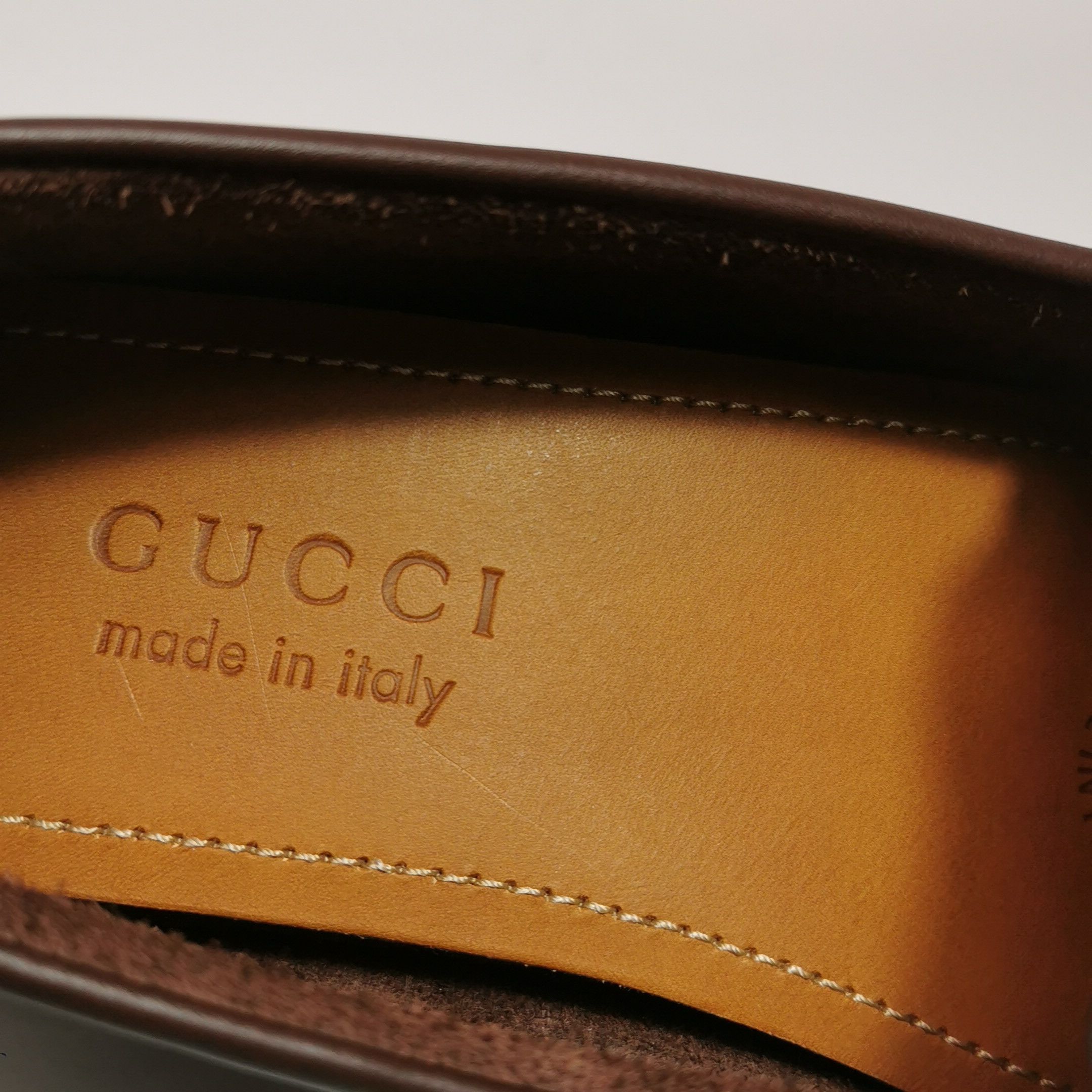 Gucci Gucci Men 5.5 Leather Size US 5.5 / EU 38 - 9 Thumbnail