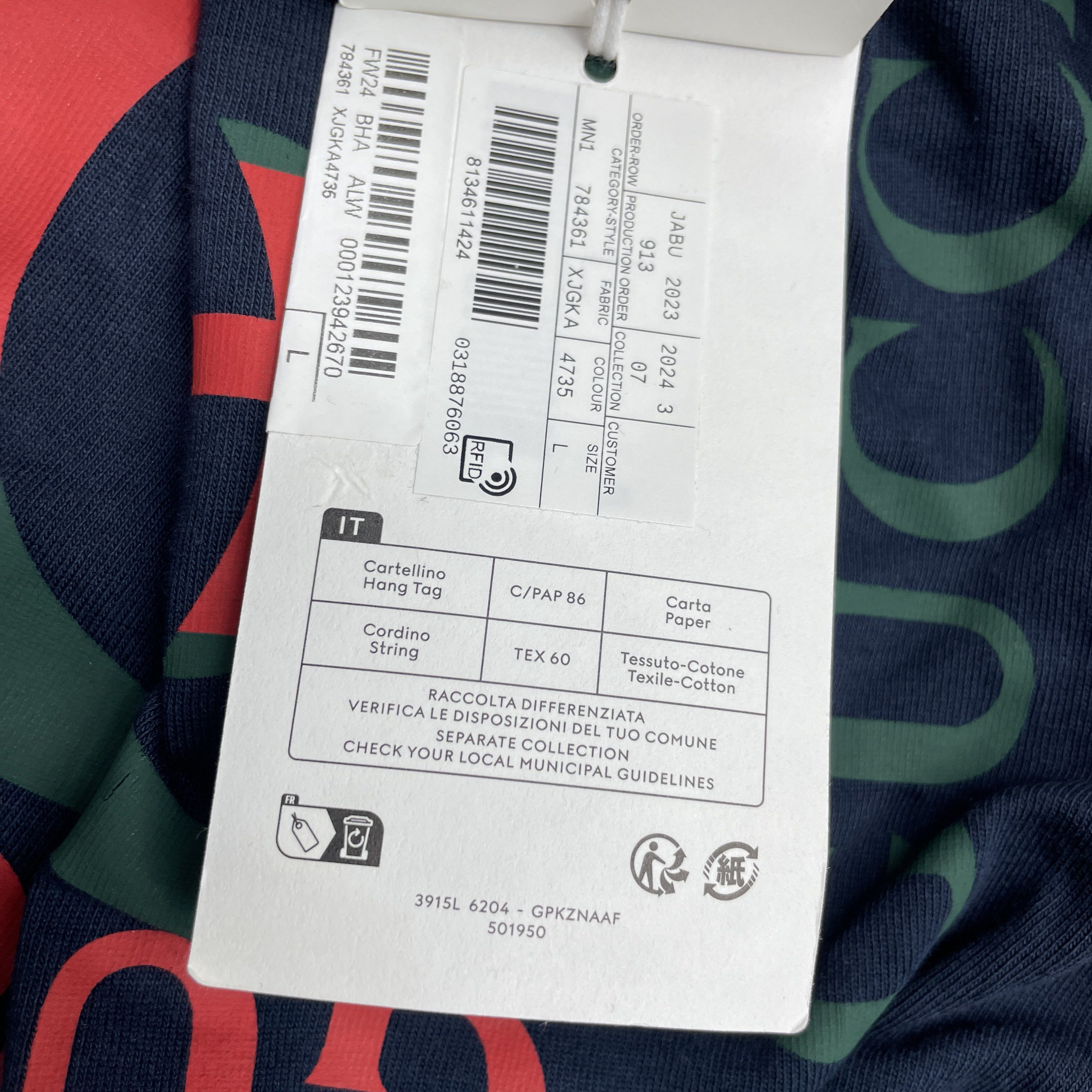 Gucci Gucci Logo T-Shirt Size L Size US L / EU 52-54 / 3 - 3 Thumbnail