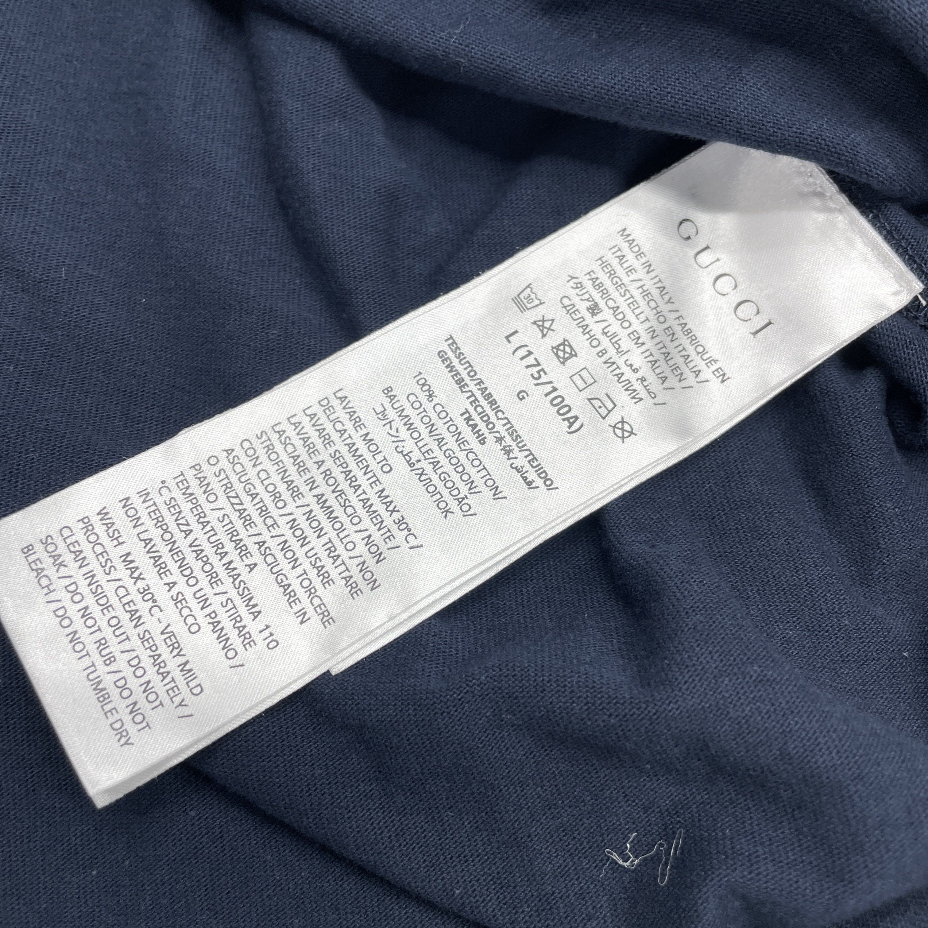 Gucci Gucci Logo T-Shirt Size L Size US L / EU 52-54 / 3 - 2 Thumbnail