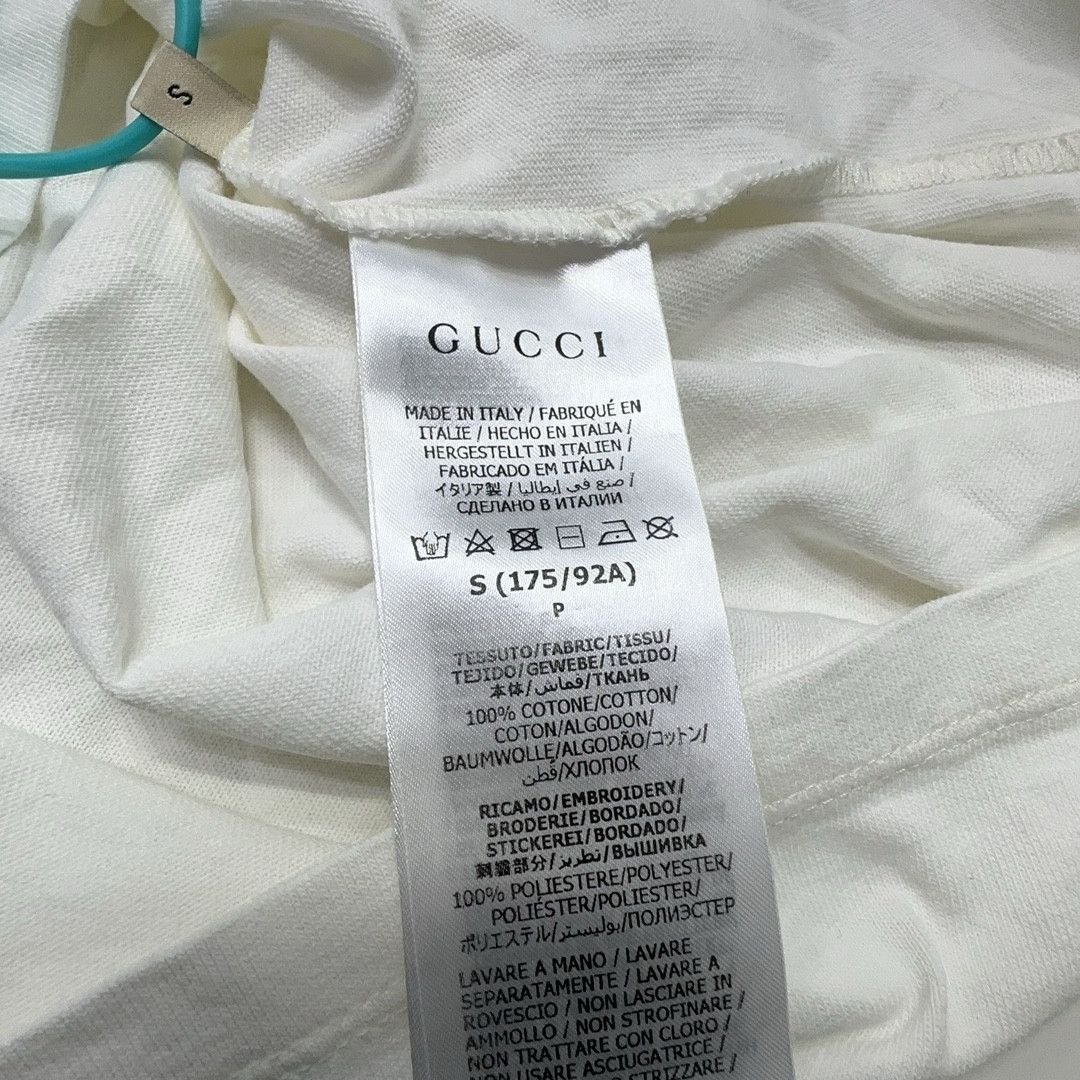 Gucci Gucci Logo Embroidery T-Shirt Size S Size US S / EU 44-46 / 1 - 3 Thumbnail