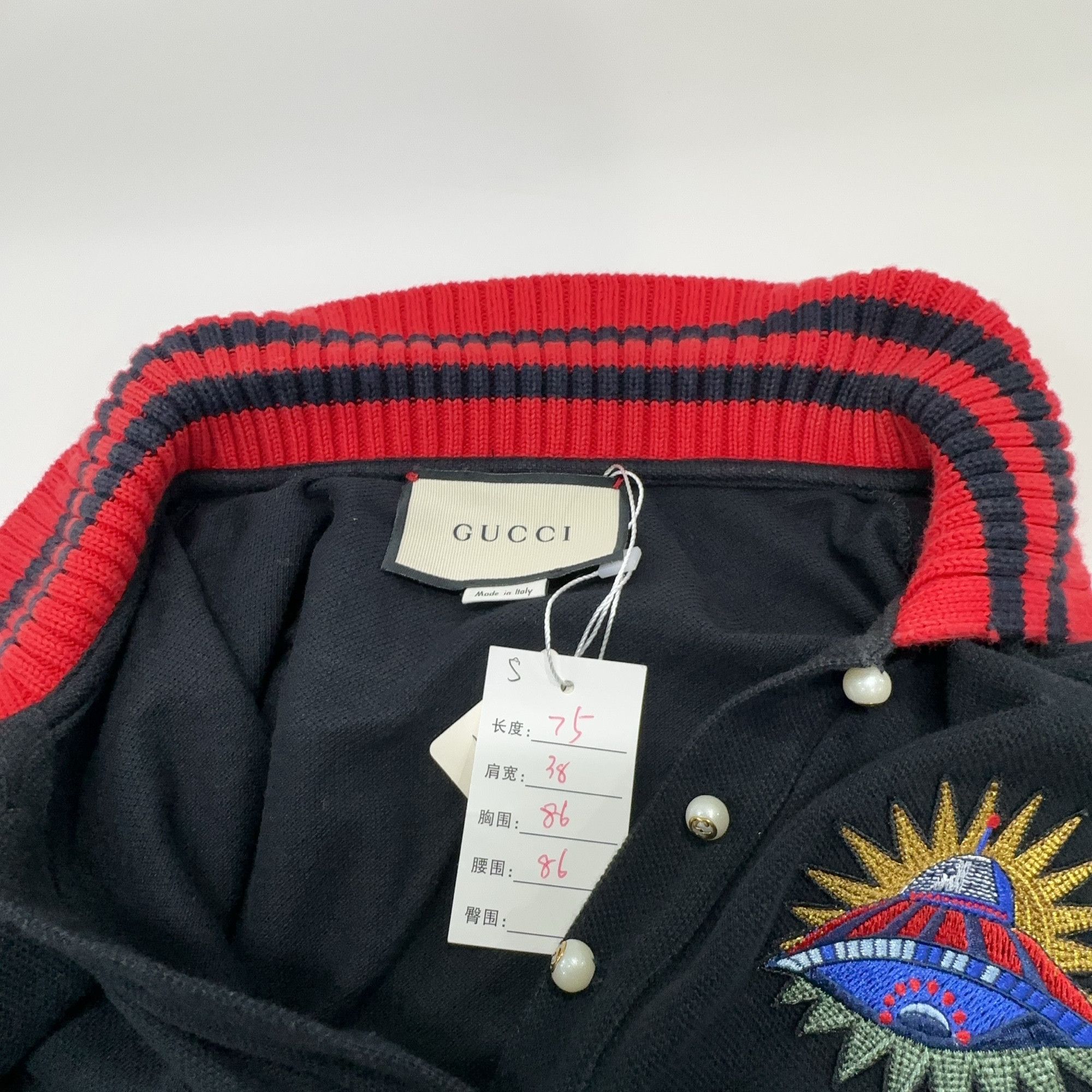Gucci Gucci UFO Embroidery Polo Mini Dress Size S Size S / US 4 / IT 40 - 7 Thumbnail